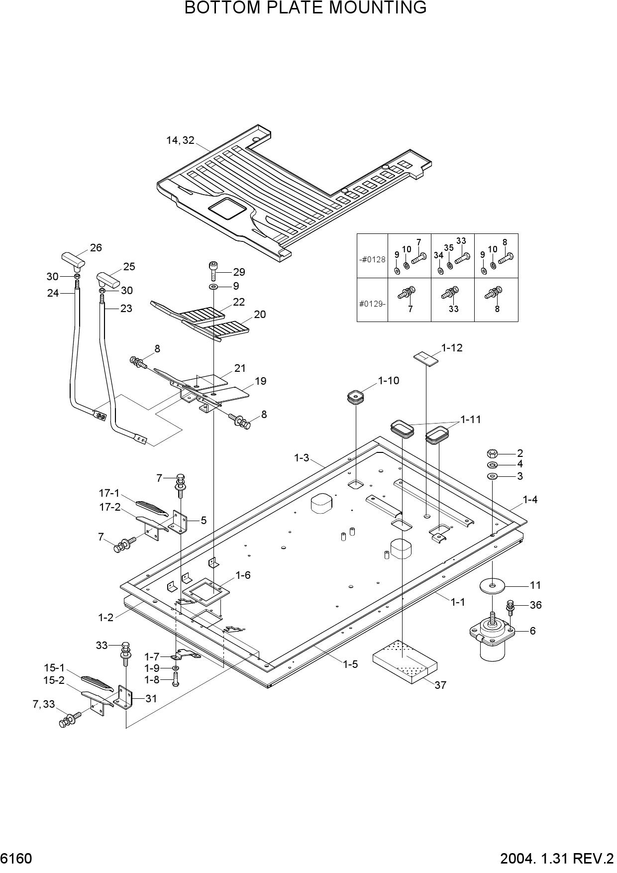BOTTOM PLATE MOUNTING