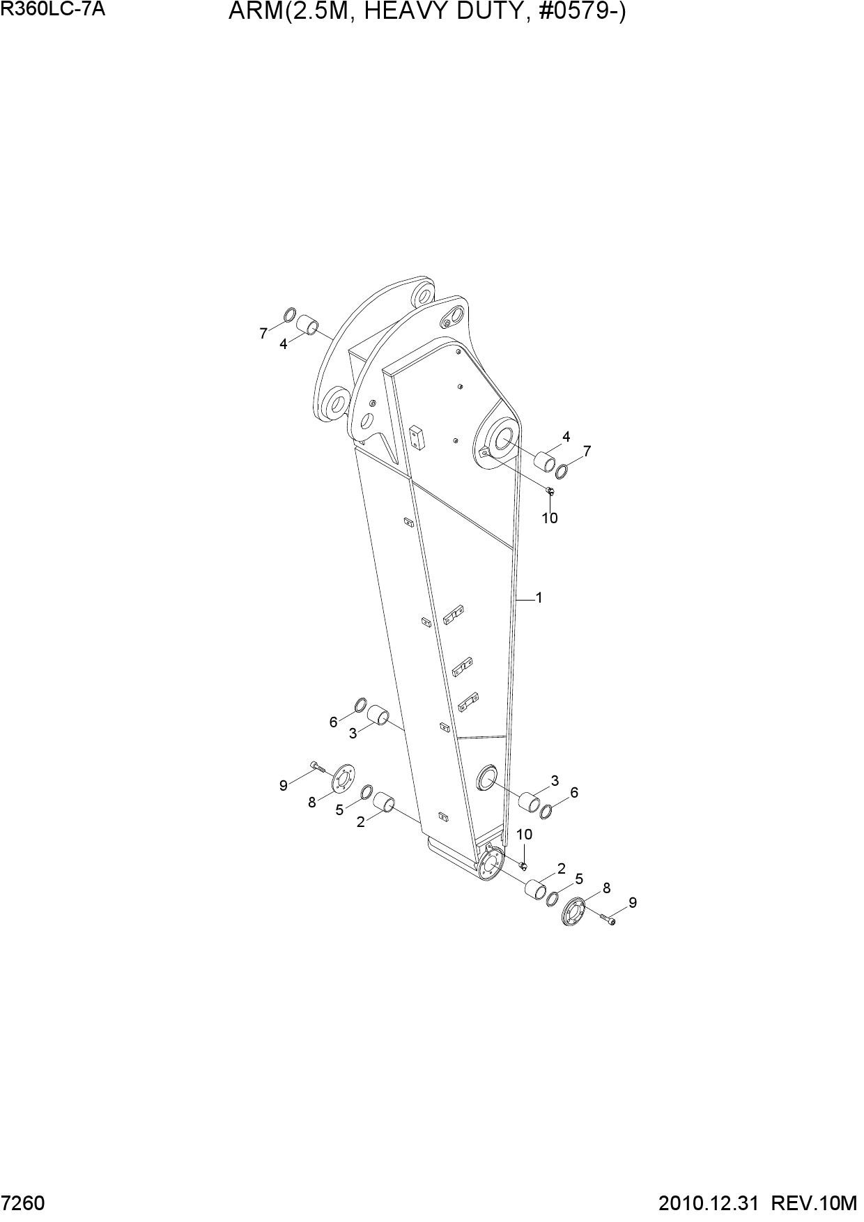 ARM(2.5M, HEAVY DUTY, #0579-)