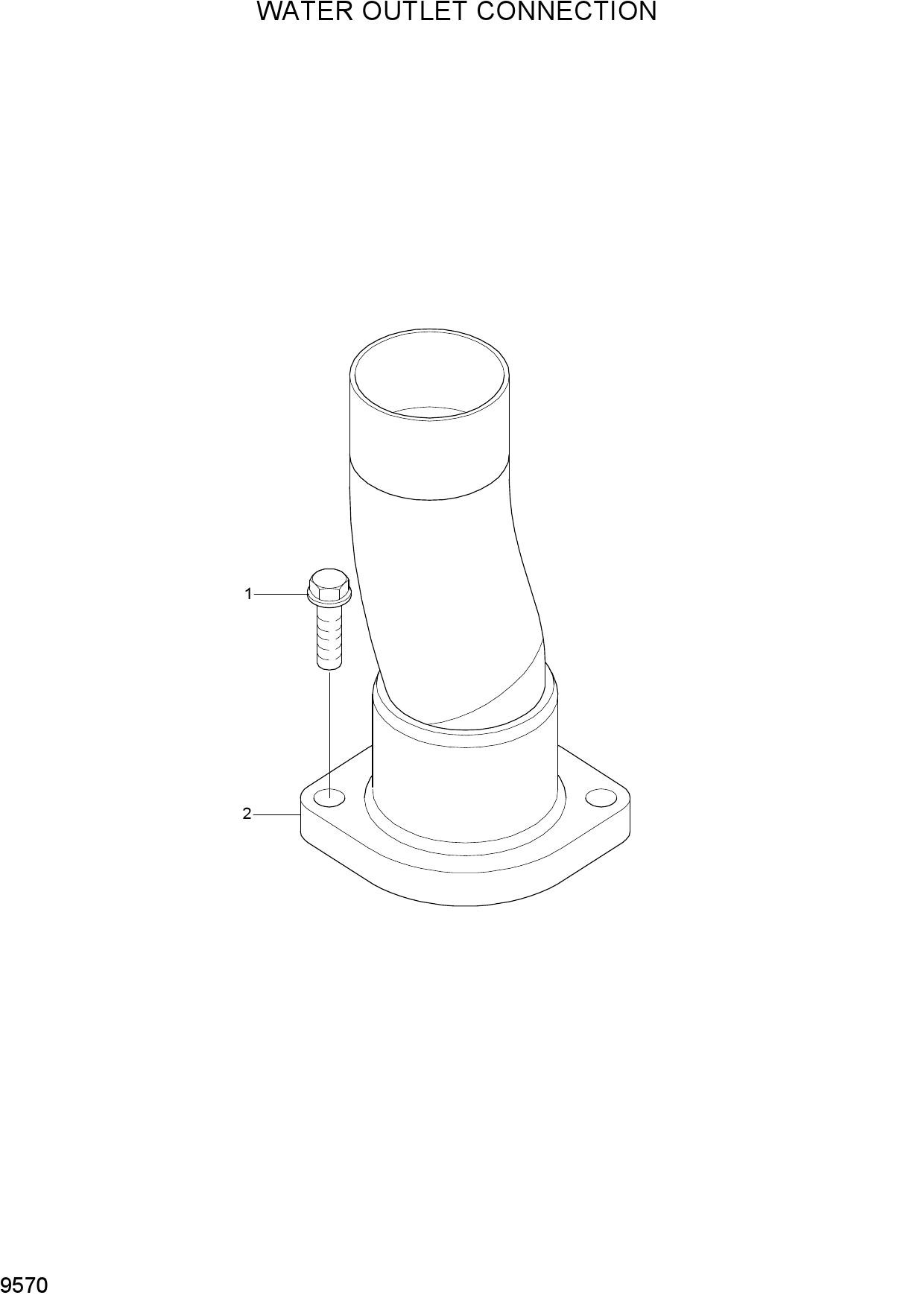 WATER OUTLET CONNECTION