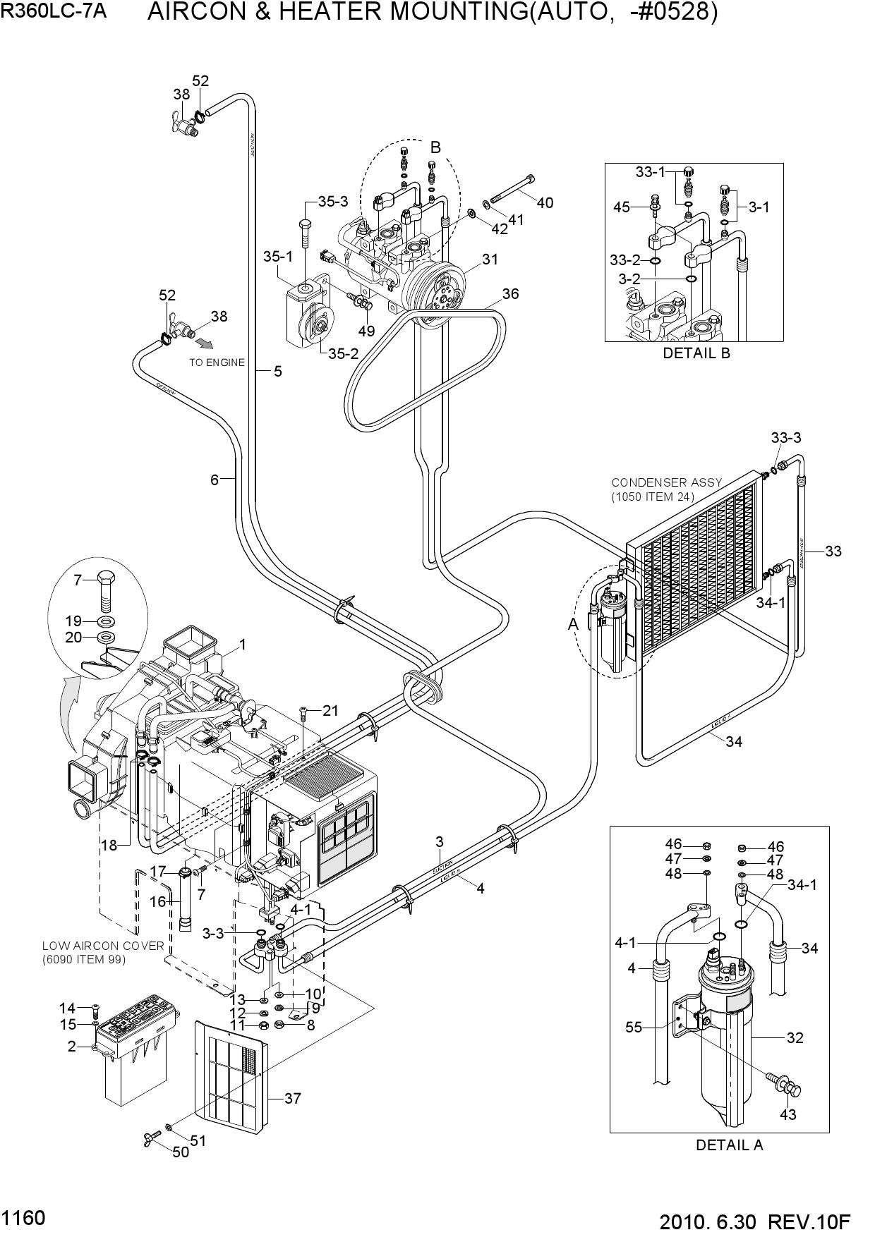AIRCON & HEATER MOUNTING(AUTO, -#0528)