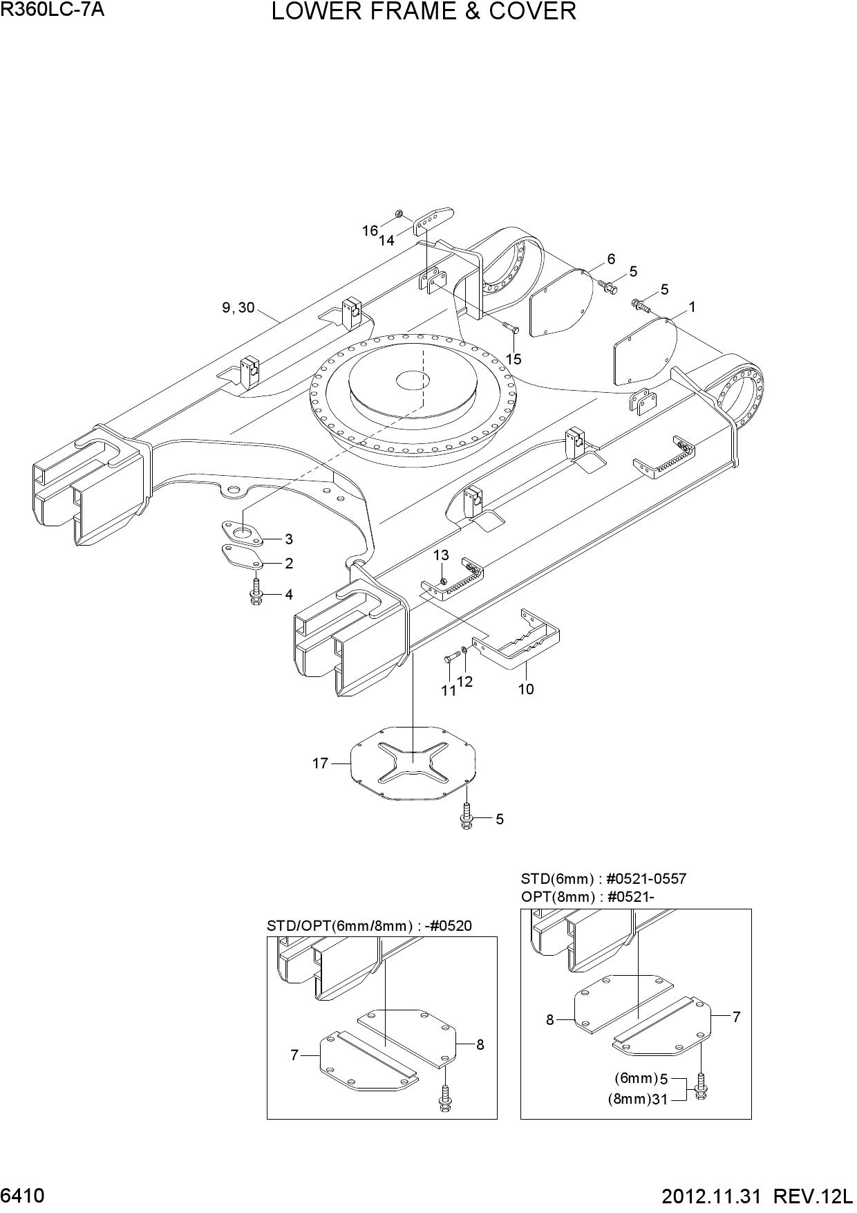 LOWER FRAME & COVER