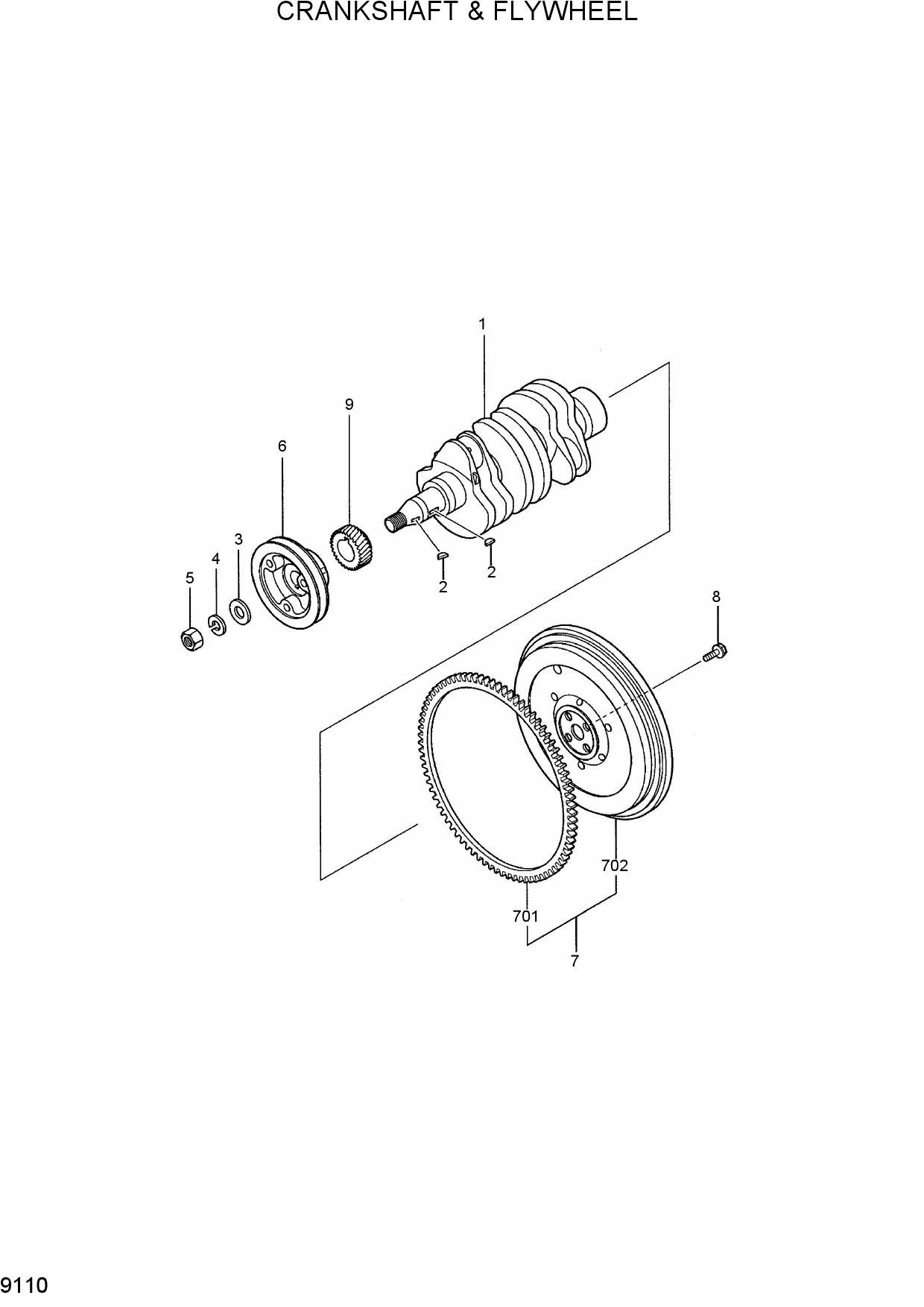 CRANKSHAFT & FLYWHEEL