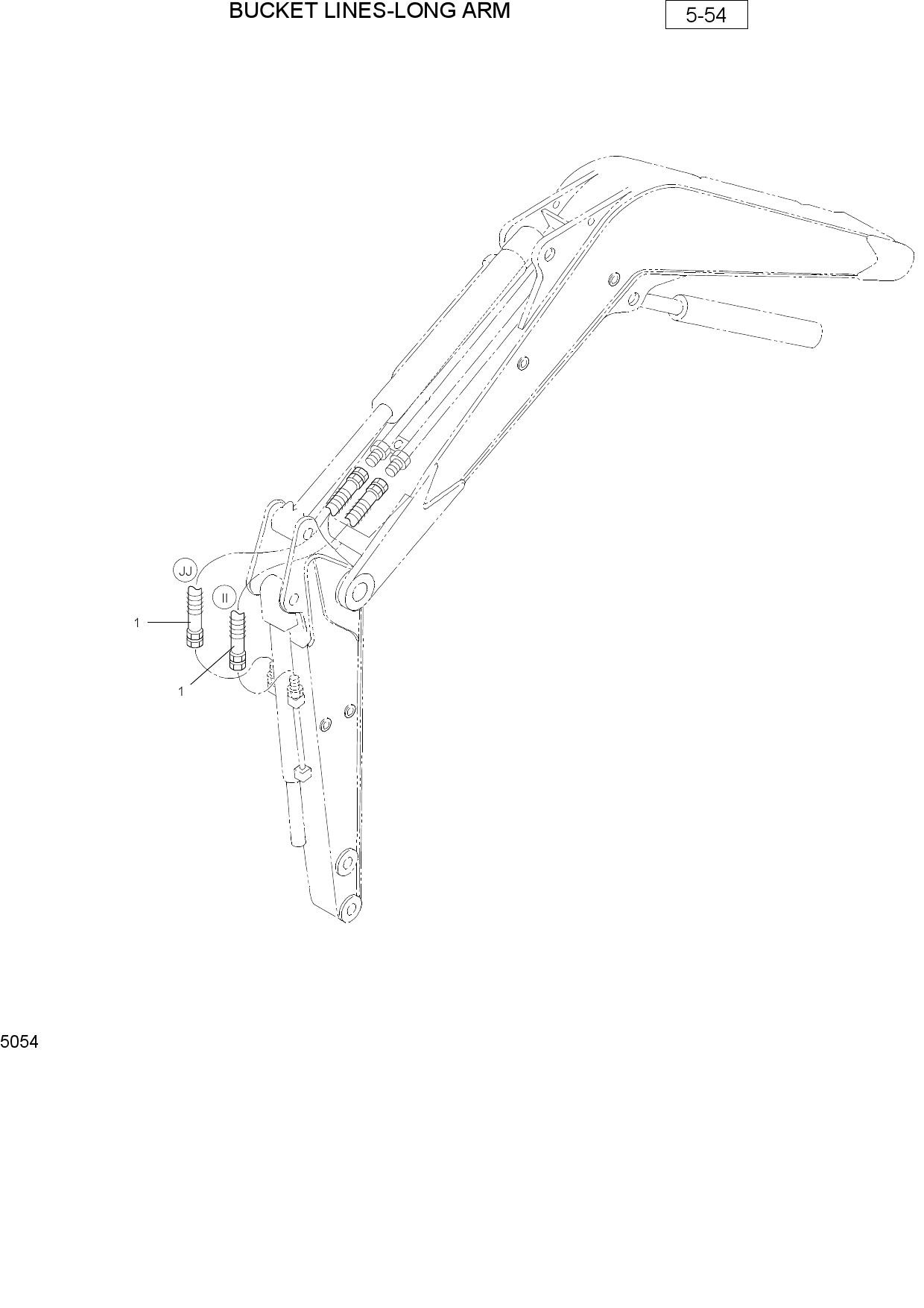 BUCKET LINES-LONG ARM