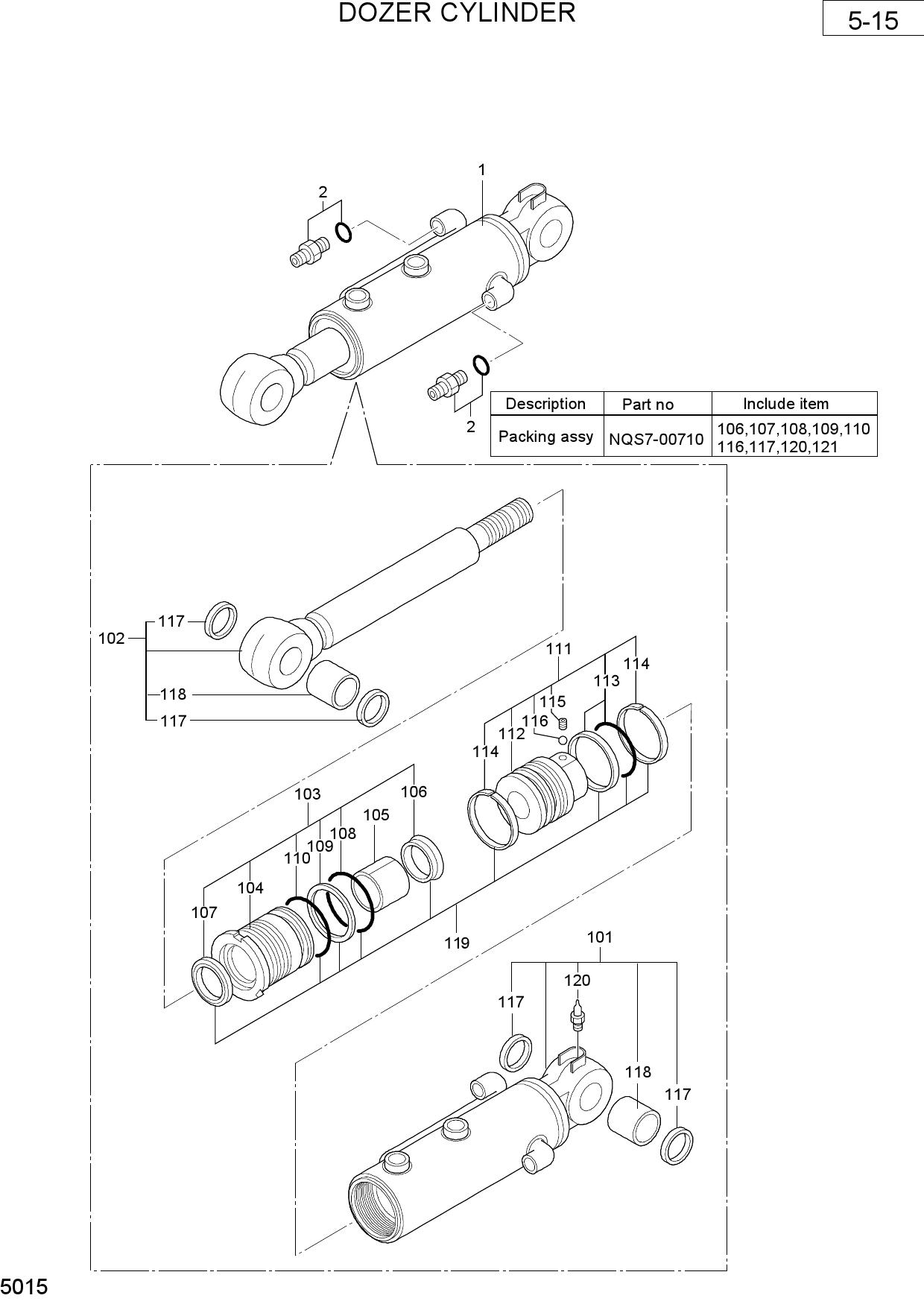 DOZER CYLINDER