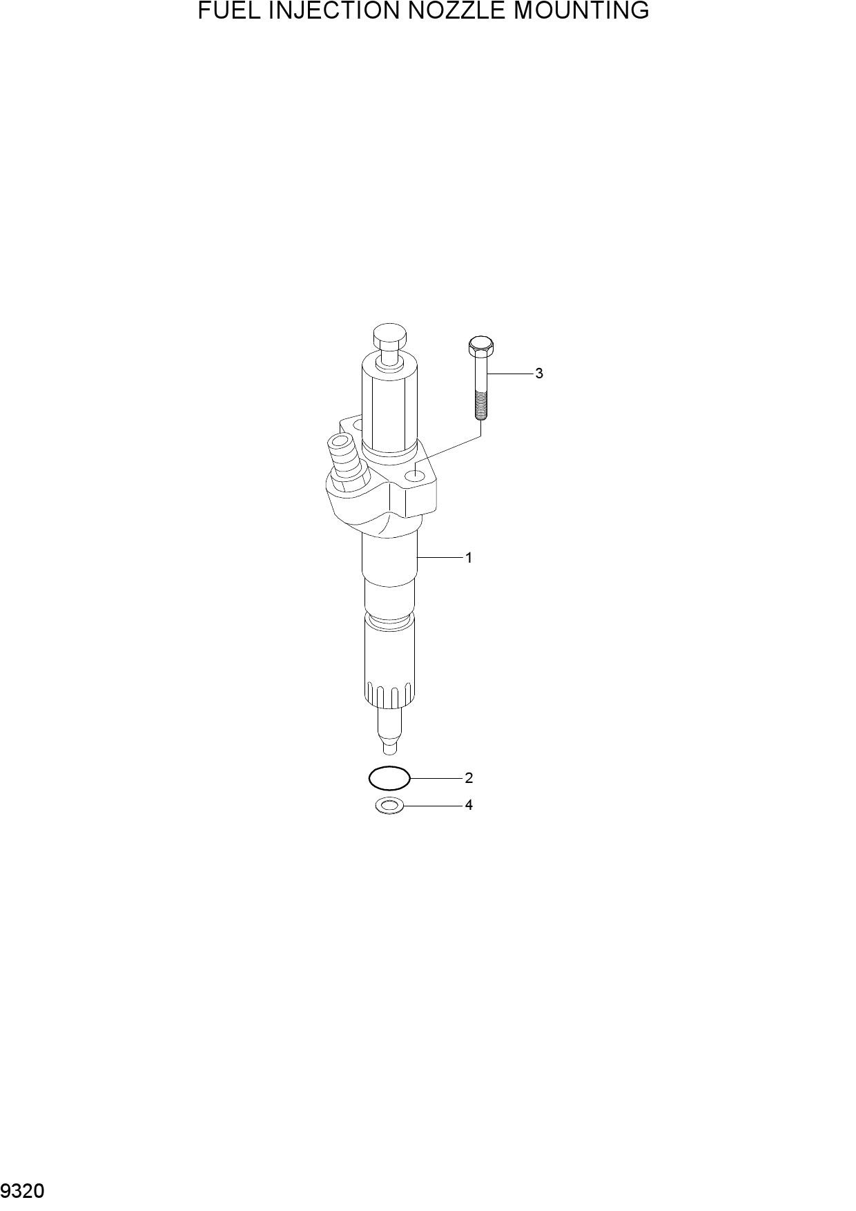 FUEL INJECTION NOZZLE MOUNTING