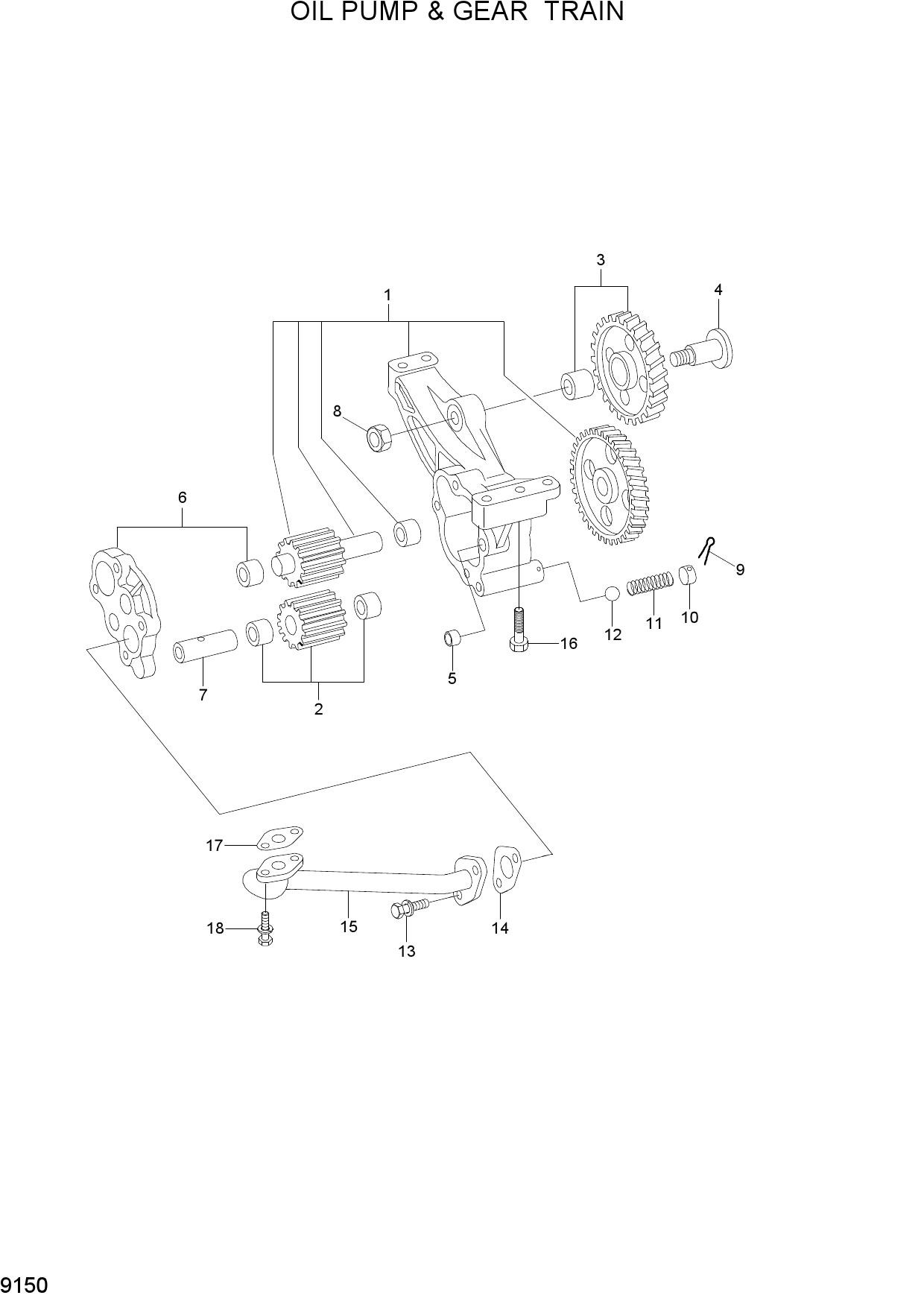 OIL PUMP & GEAR TRAIN