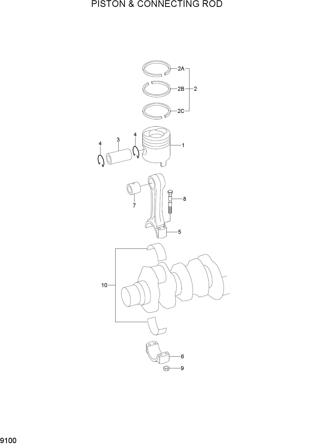 PISTON & CONNECTING ROD