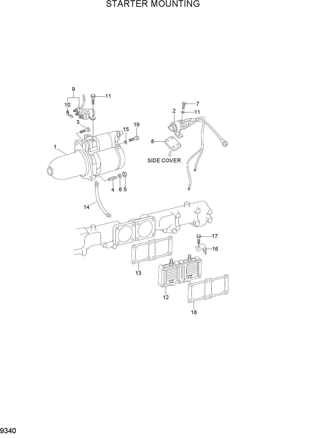 STARTER MOUNTING