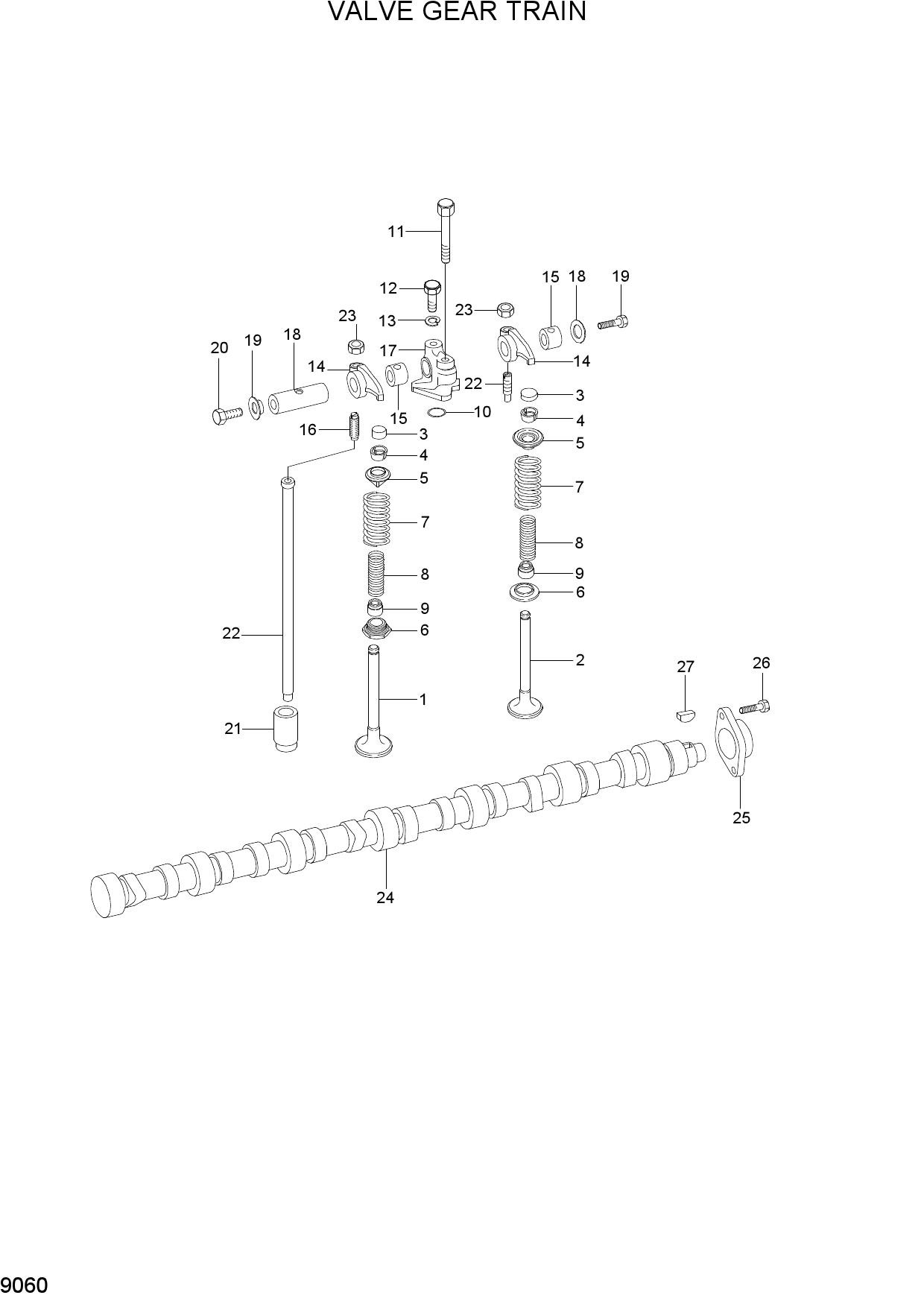 VALVE GEAR TRAIN