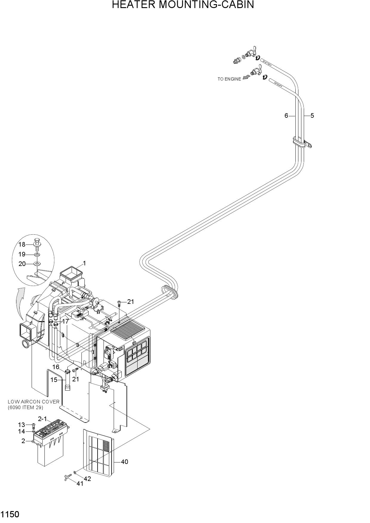 HEATER MOUNTING-CABIN