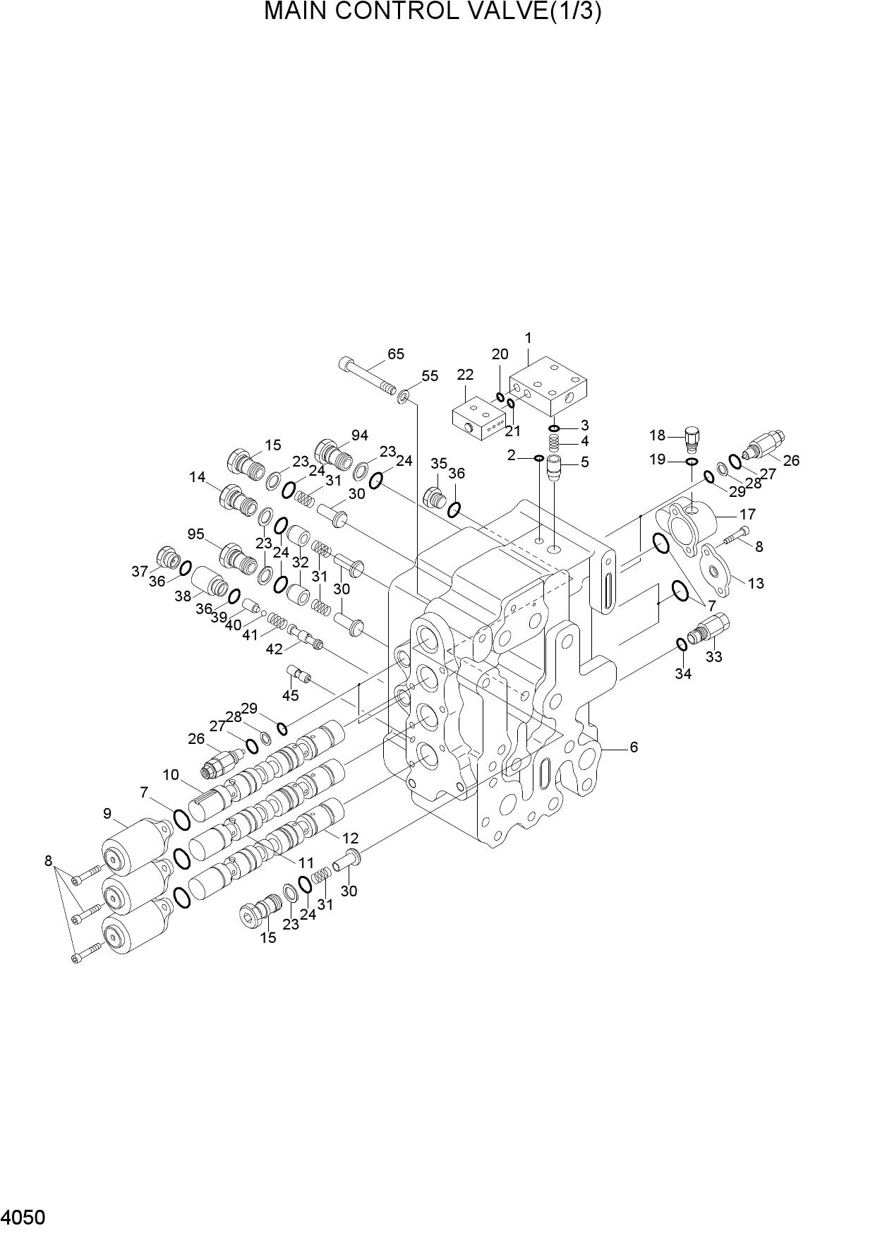 MAIN CONTROL VALVE(1/3)