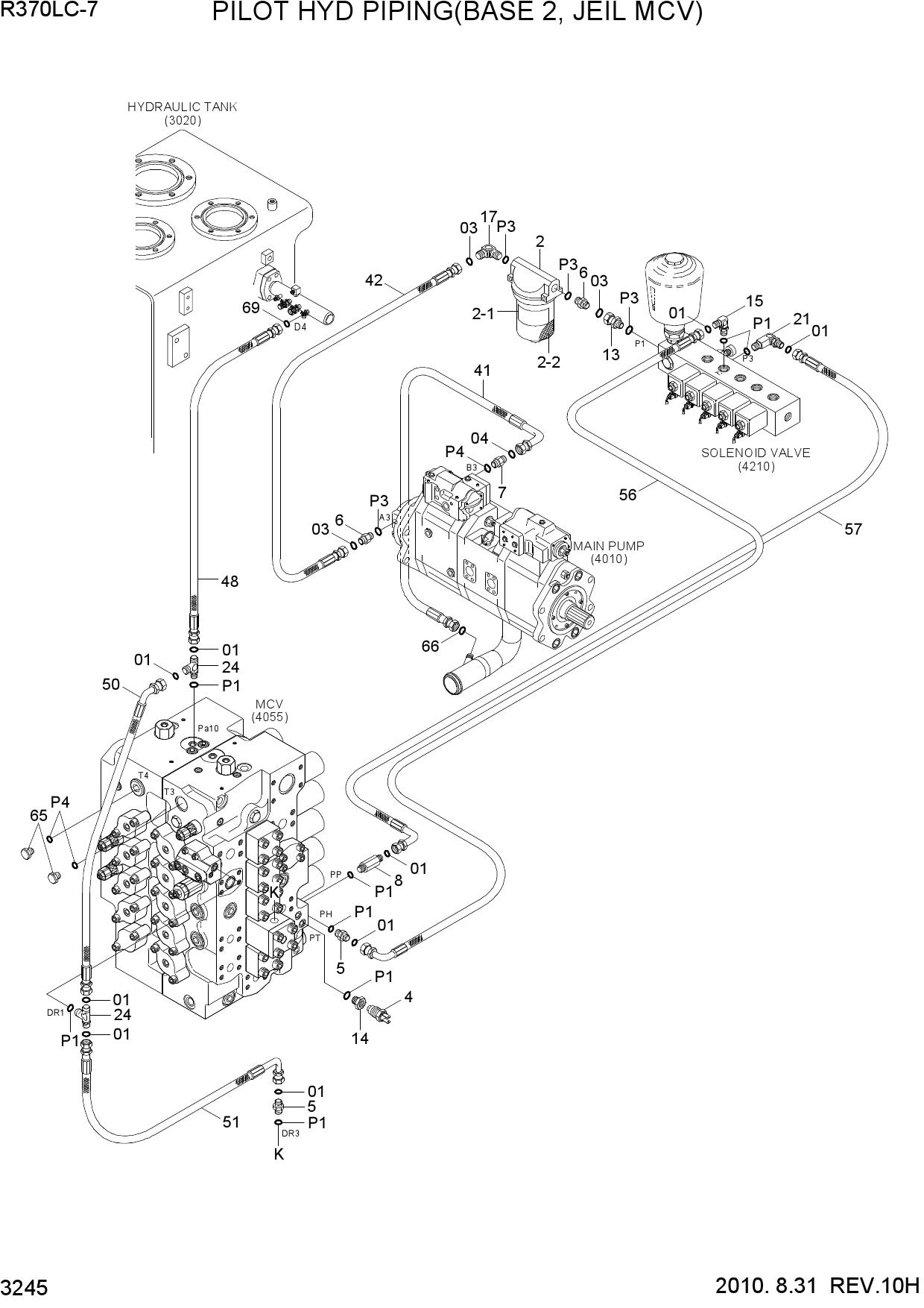 PILOT HYD PIPING(BASE 2, JEIL MCV)
