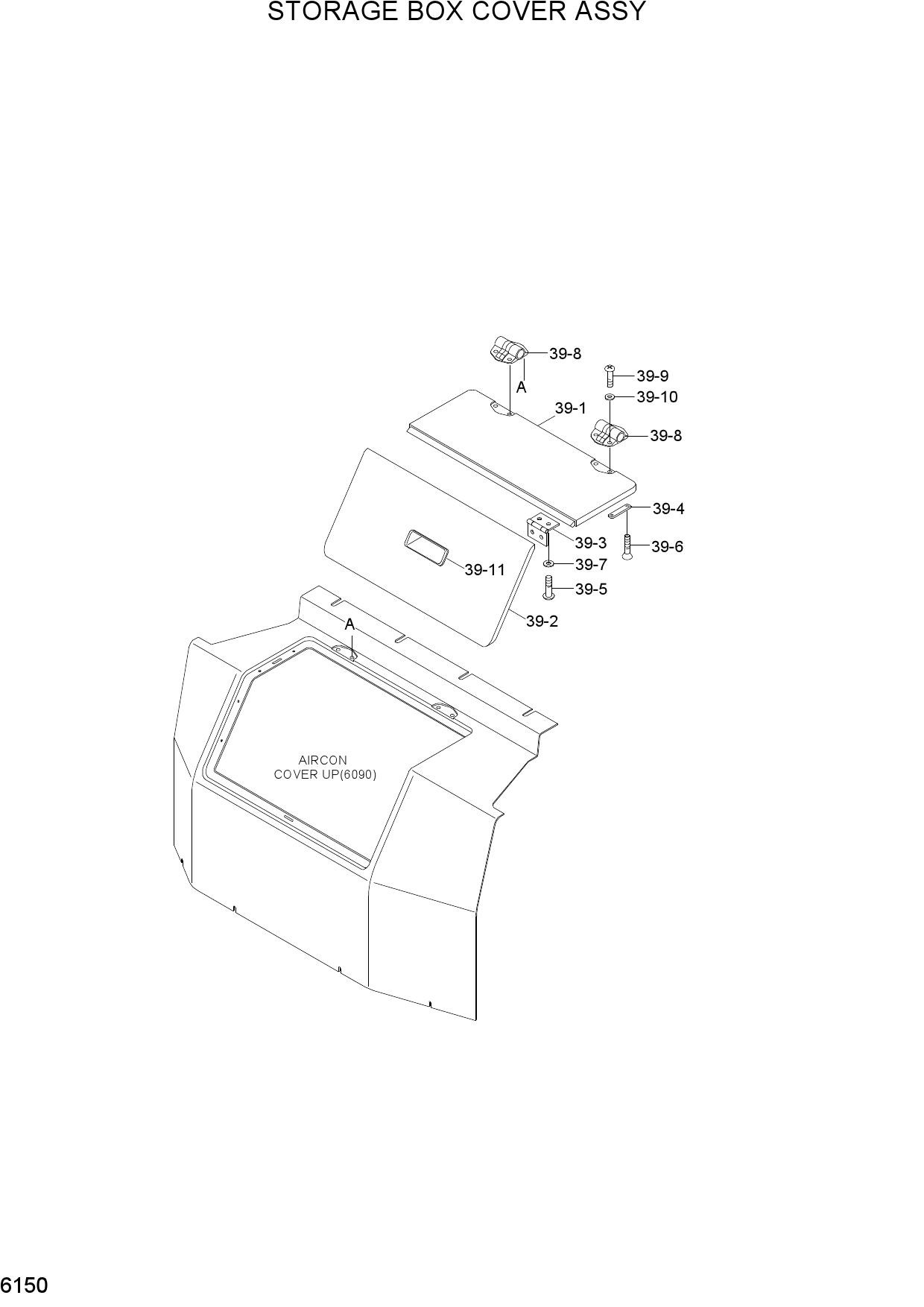 STORAGE BOX COVER ASSY
