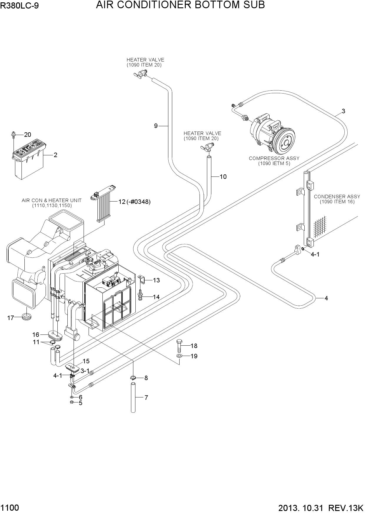 AIR CONDITIONER BOTTOM SUB
