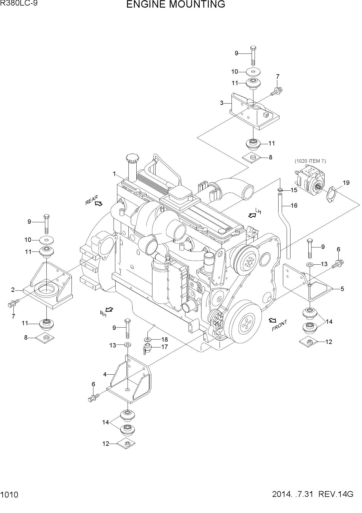 ENGINE MOUNTING