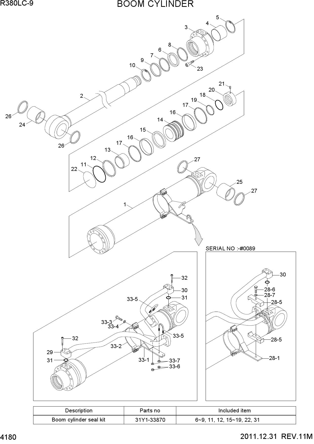 BOOM CYLINDER