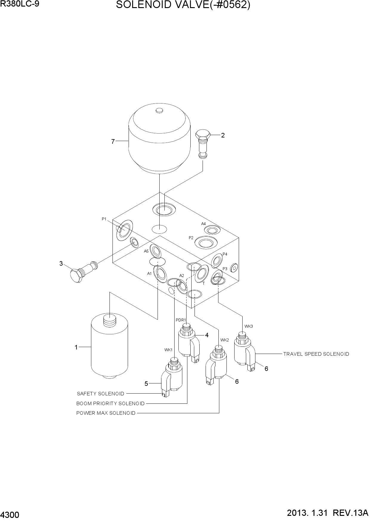 SOLENOID VALVE(-#0562)
