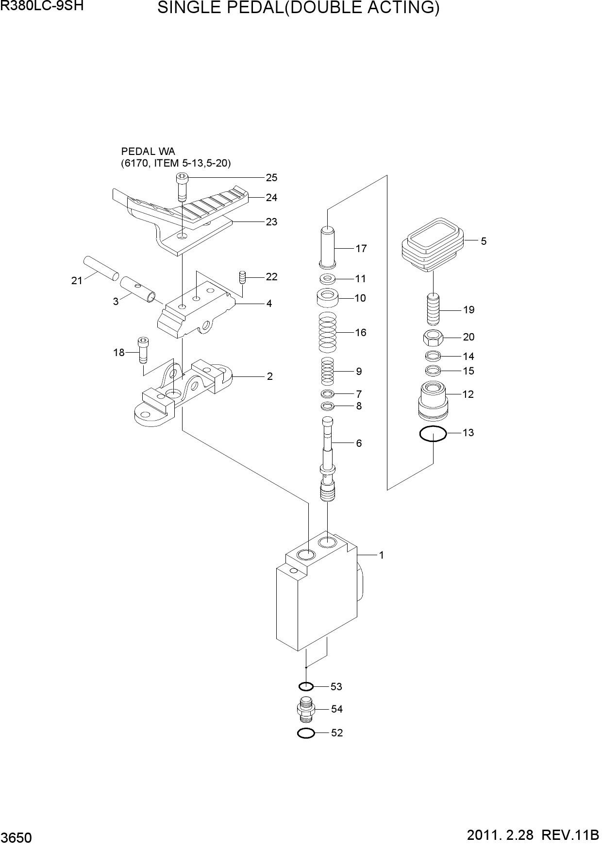 SINGLE PEDAL(DOUBLE ACTING)