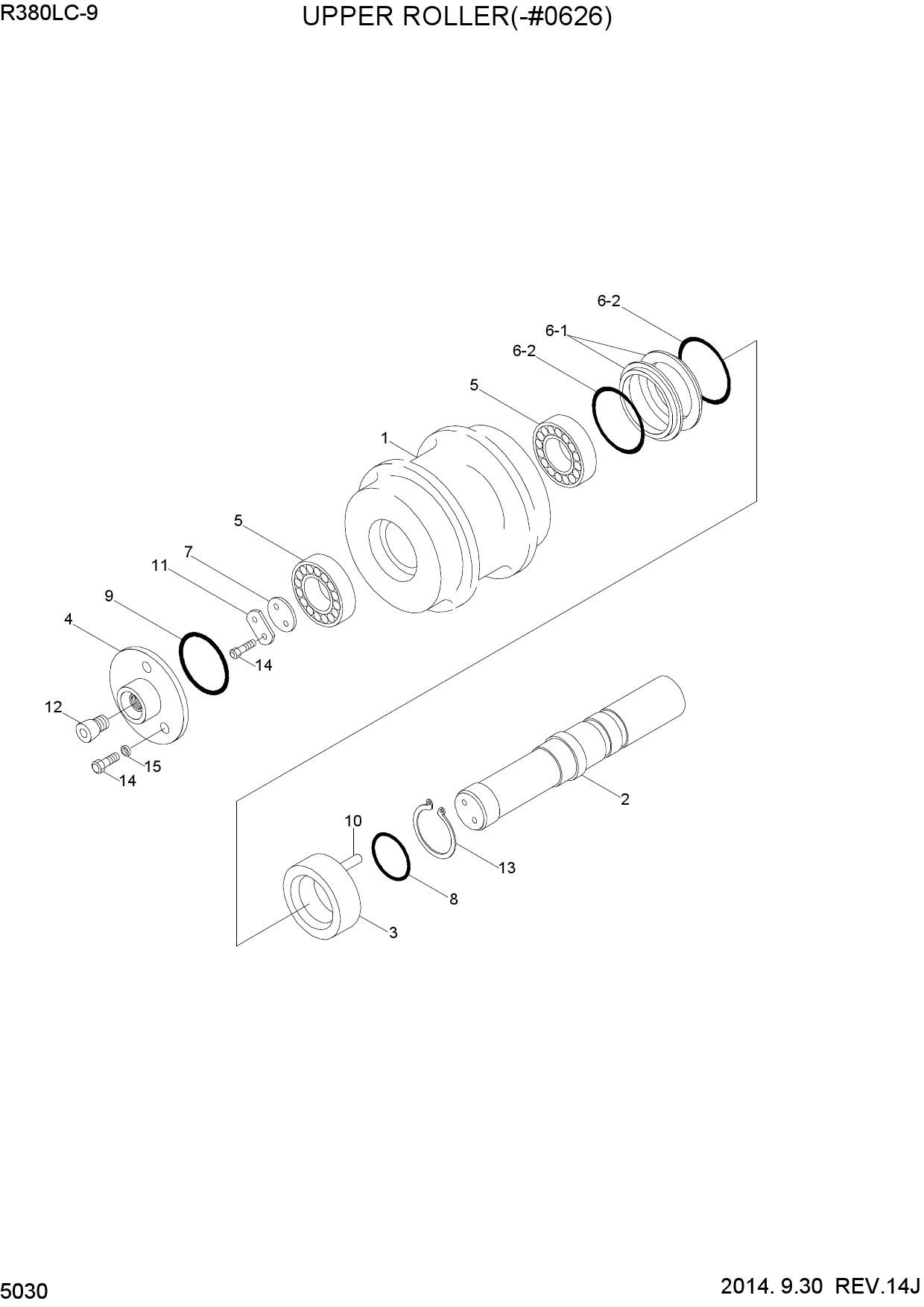 UPPER ROLLER(-#0626)