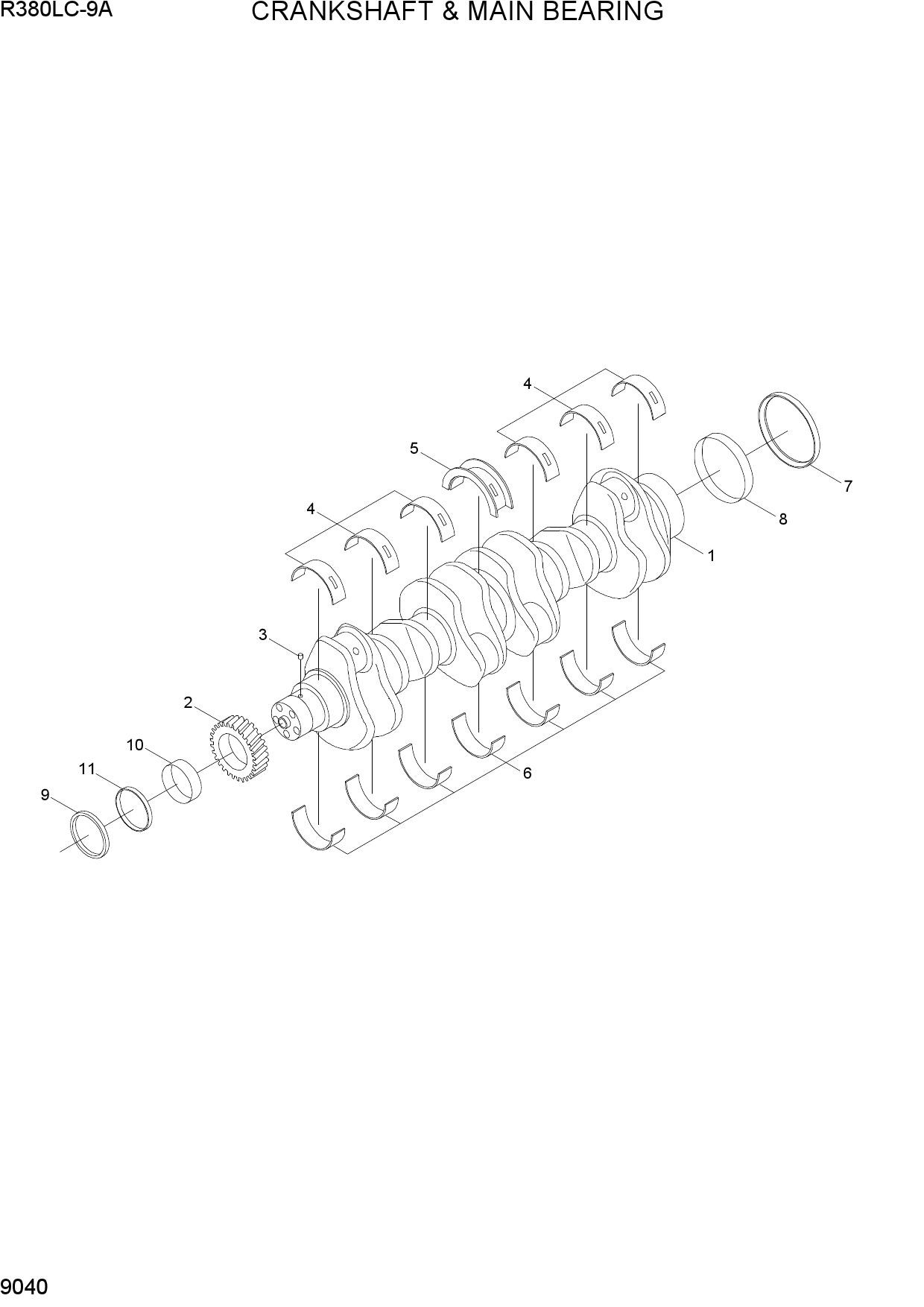 CRANKSHAFT & MAIN BEARING