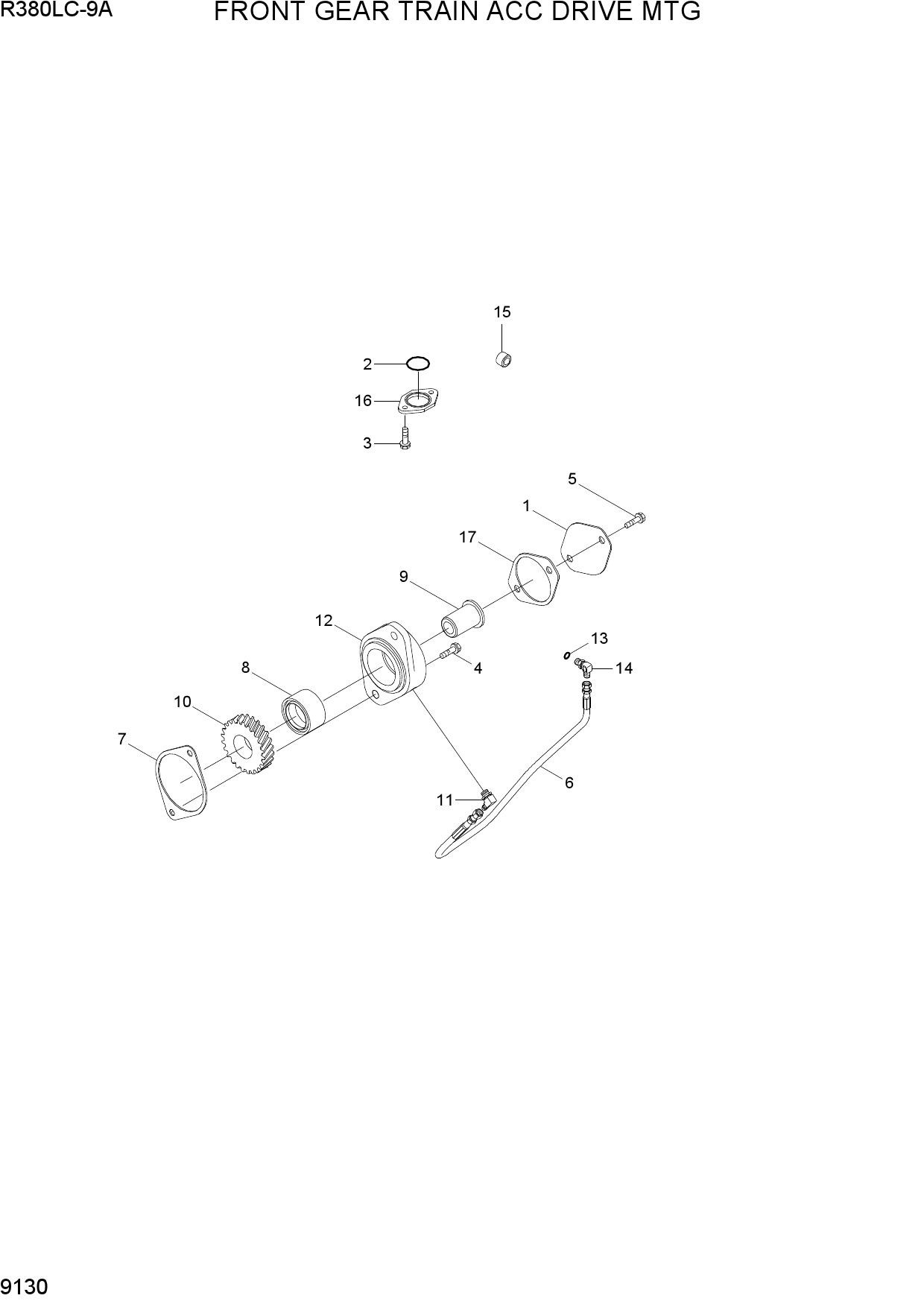 FRONT GEAR TRAIN ACC DRIVE MTG