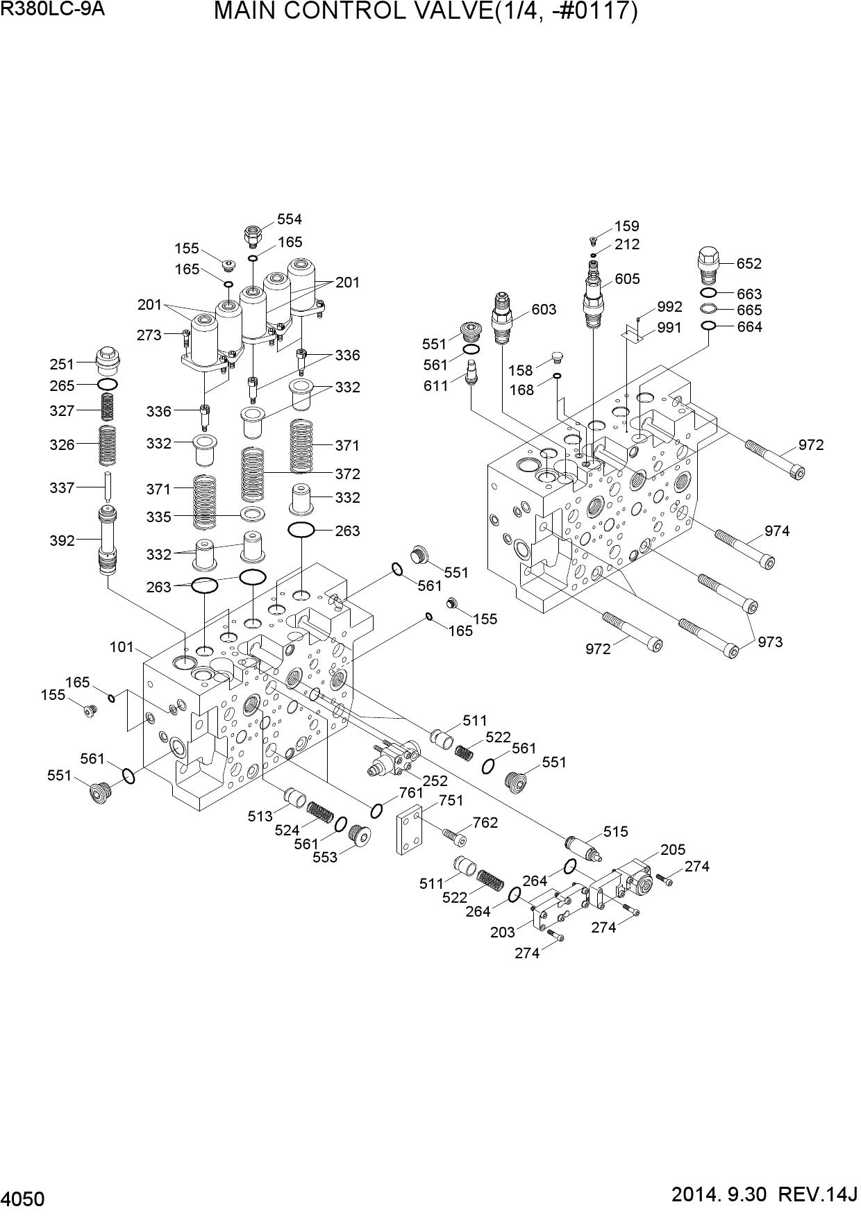 MAIN CONTROL VALVE(1/4, -#0117)