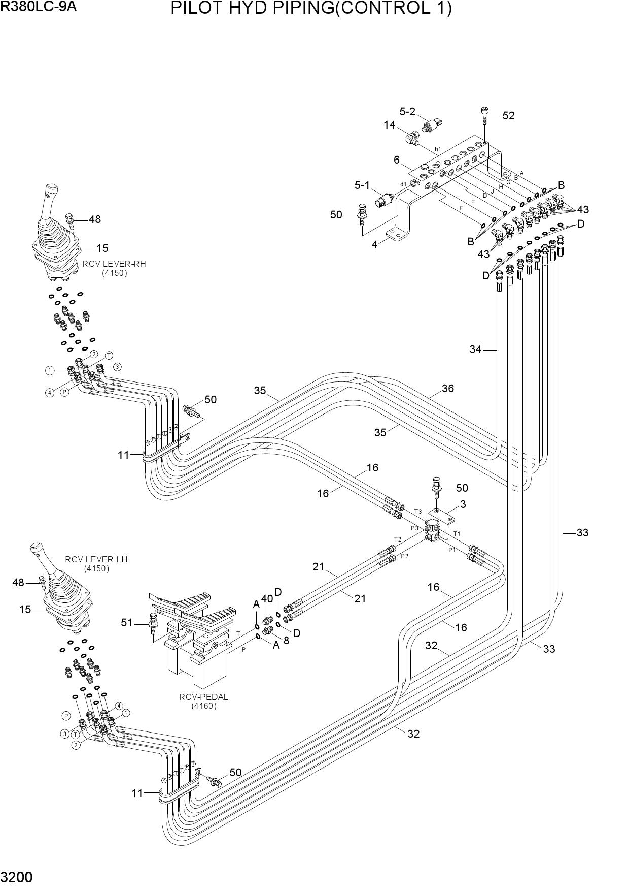 PILOT HYD PIPING(CONTROL 1)