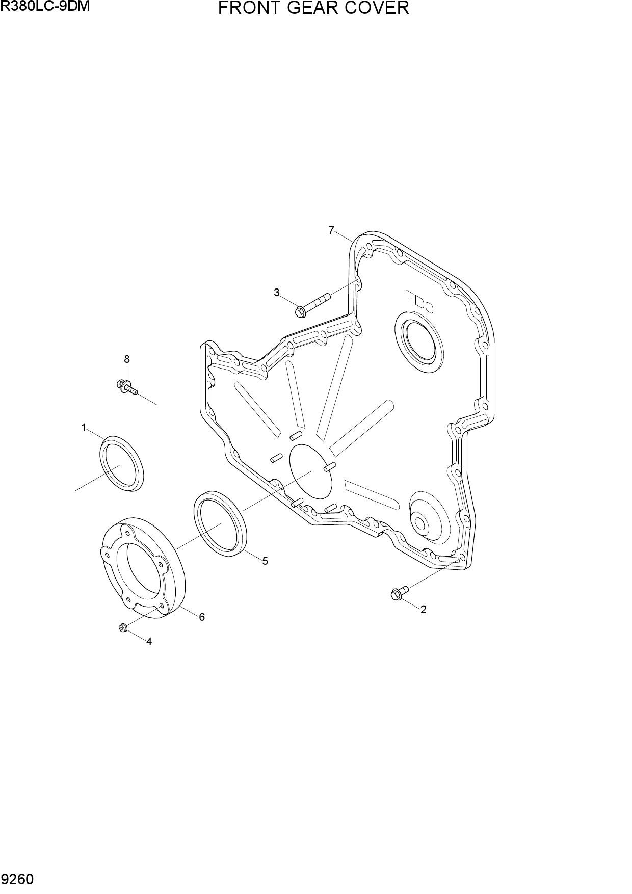 FRONT GEAR COVER