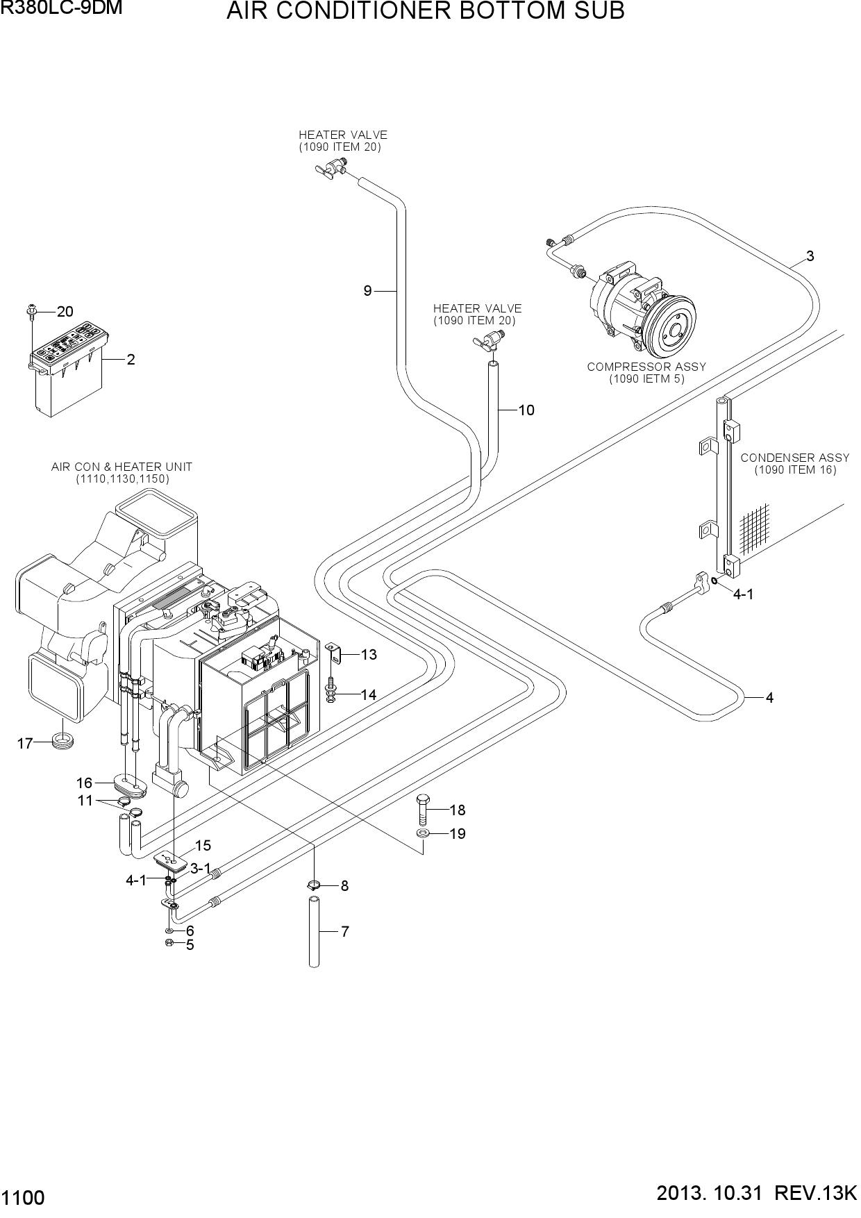 AIR CONDITIONER BOTTOM SUB