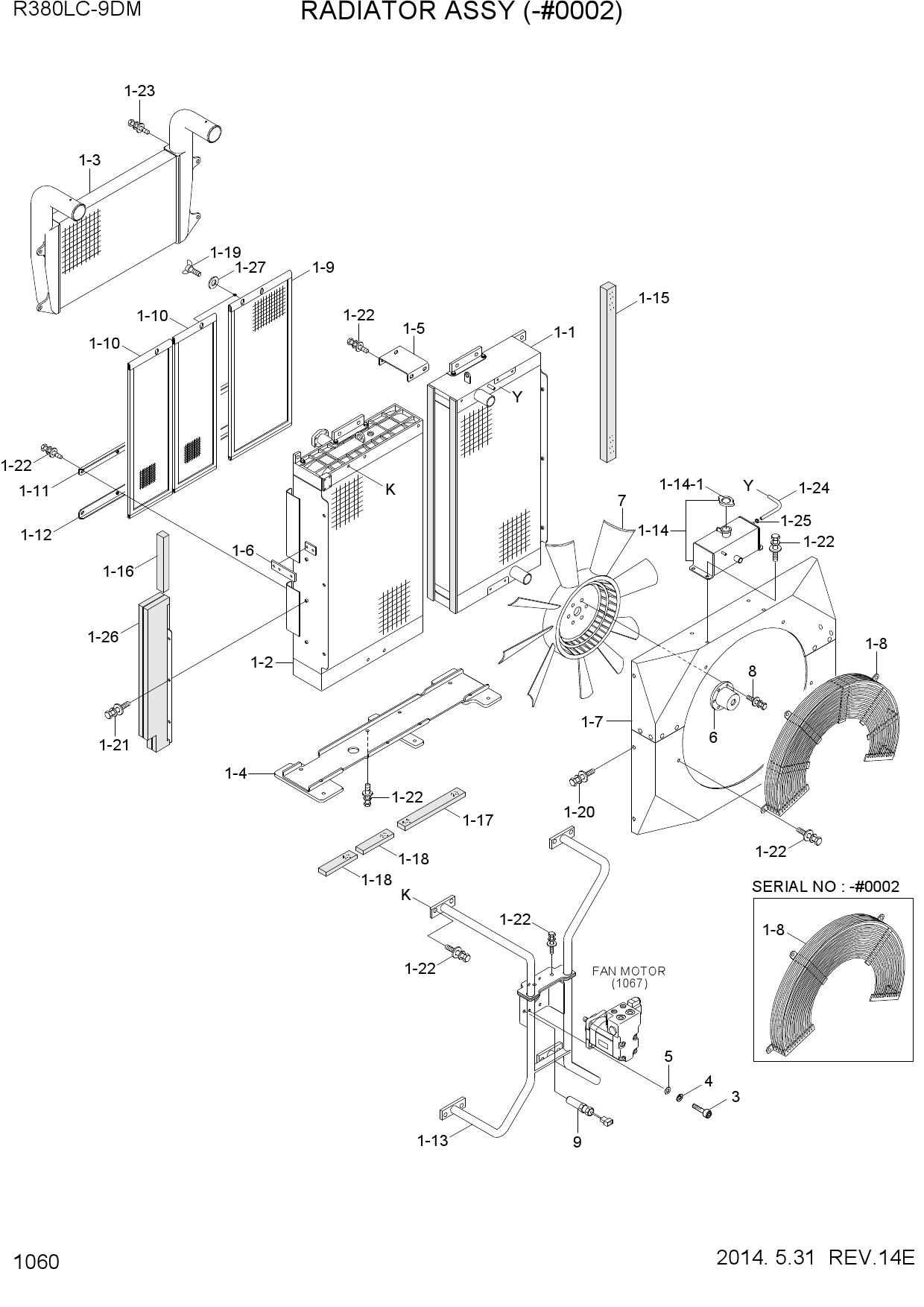 RADIATOR ASSY (-#0002)