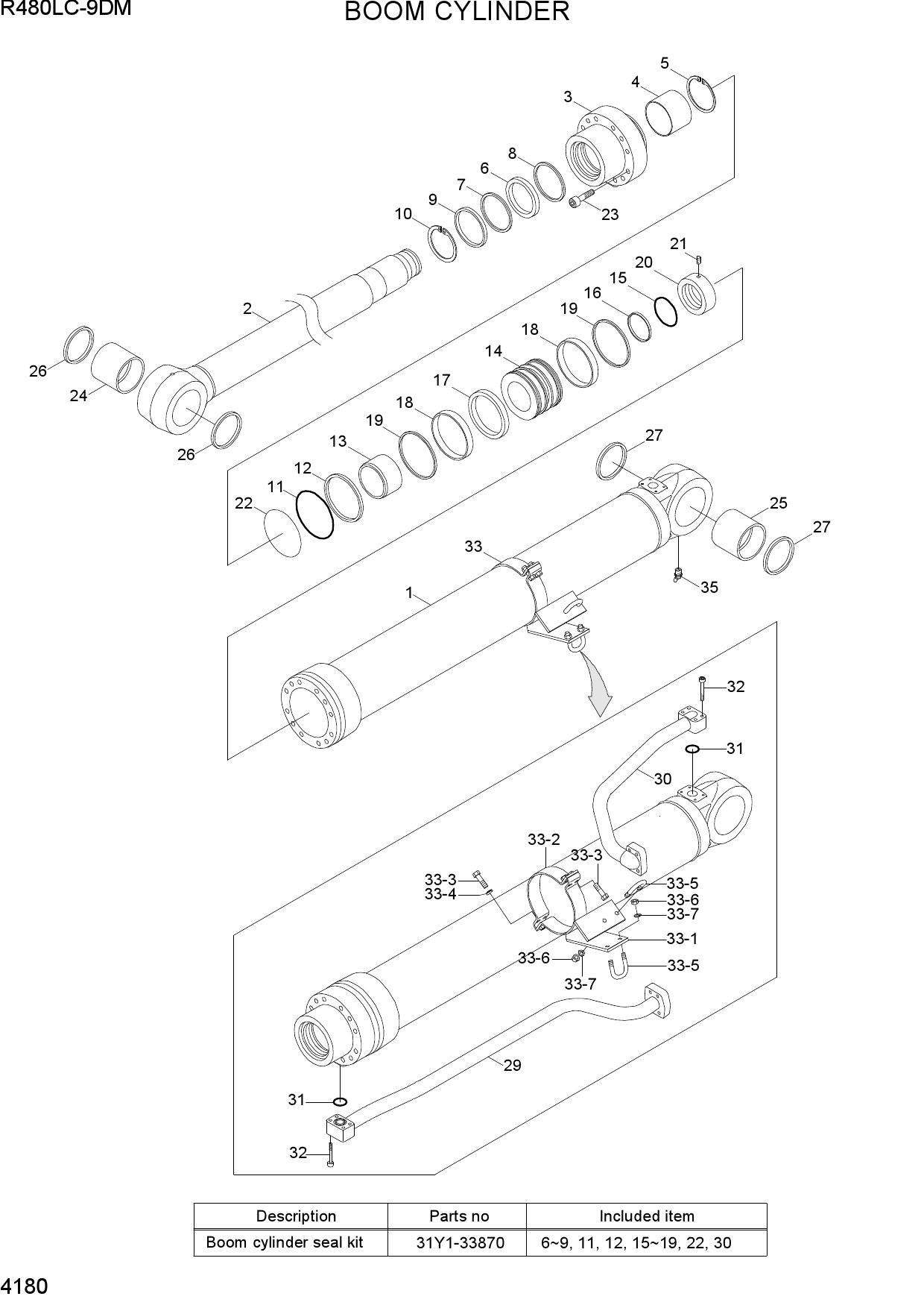 BOOM CYLINDER
