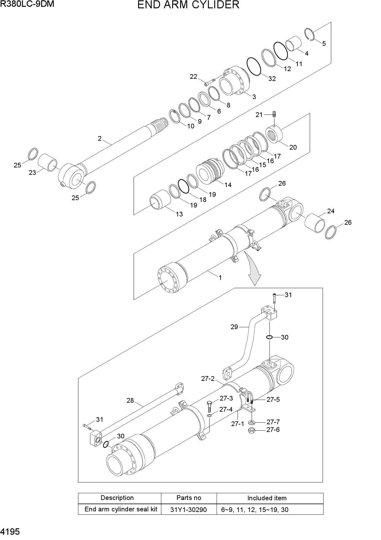 END ARM CYLINDER