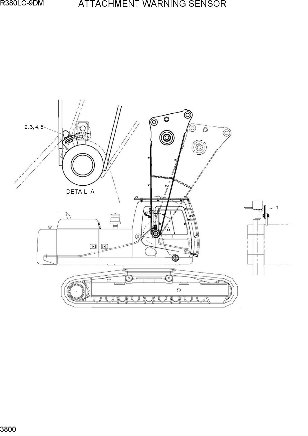 ATTACHMENT WARNING SENSOR
