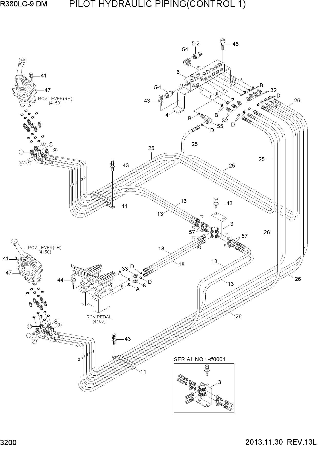 PILOT HYD PIPING(CONTROL 1)