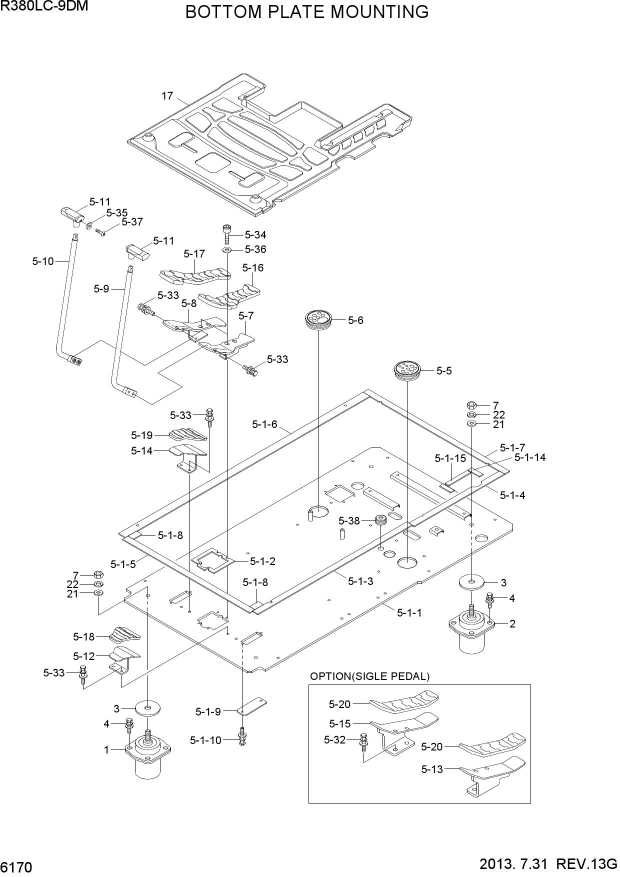 BOTTOM PLATE MOUNTING