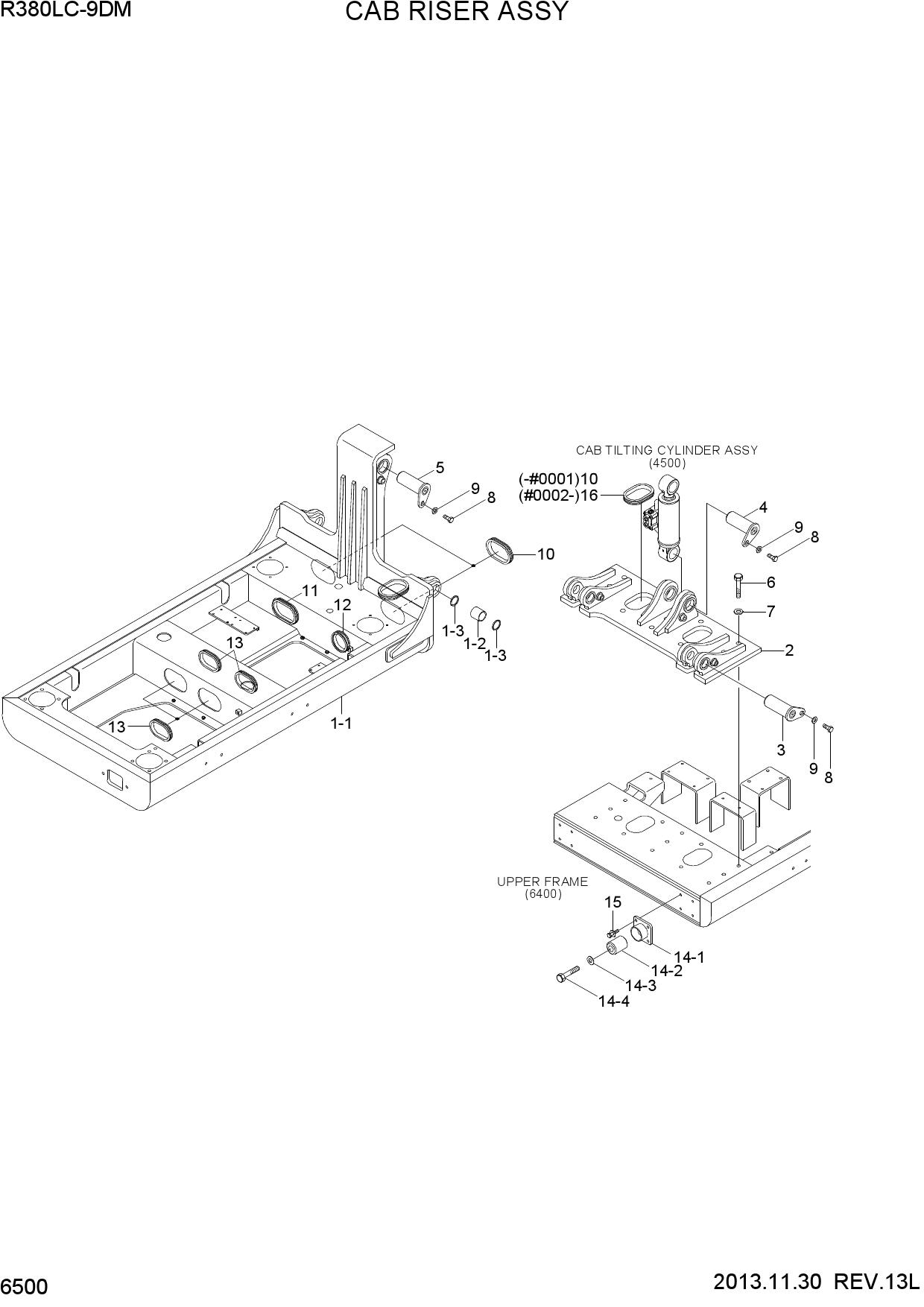 CAB RISER ASSY