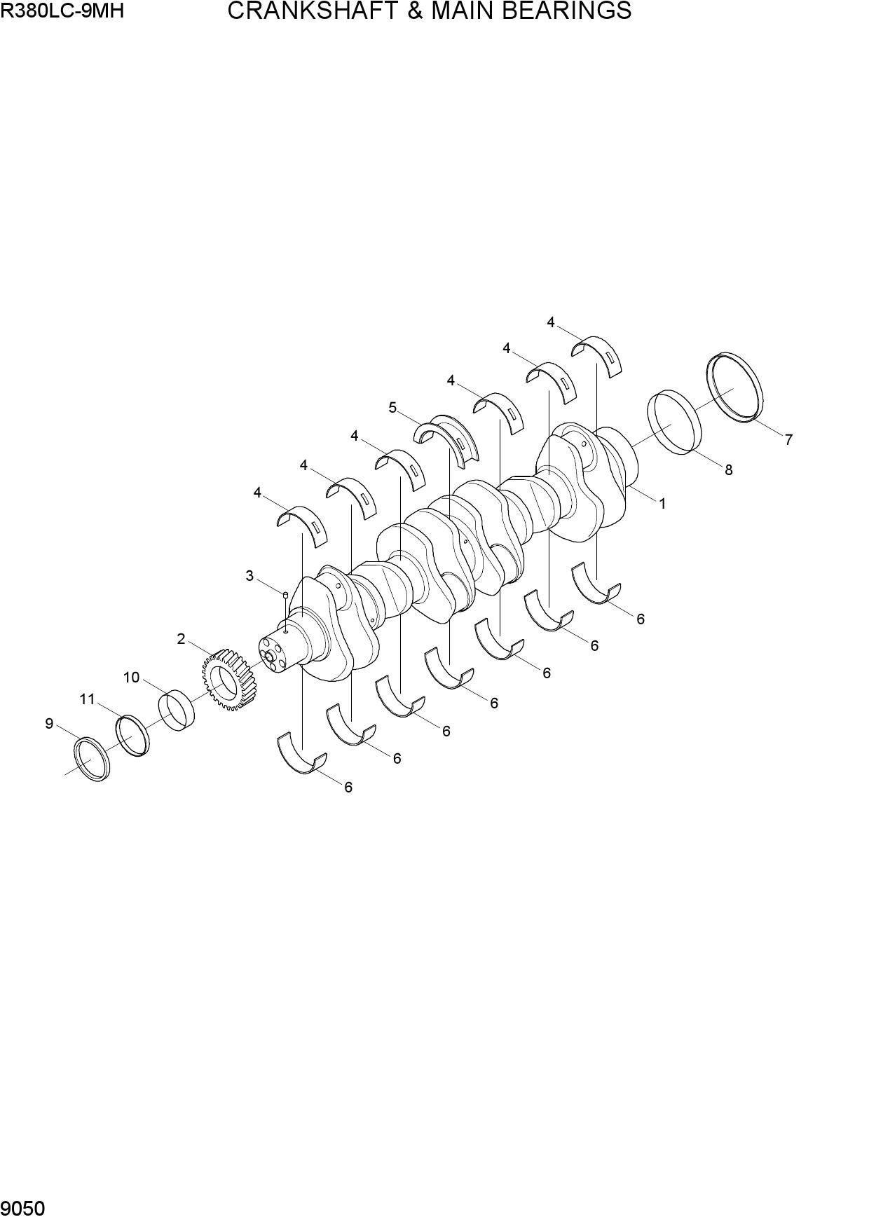 CRANKSHAFT & MAIN BEARINGS
