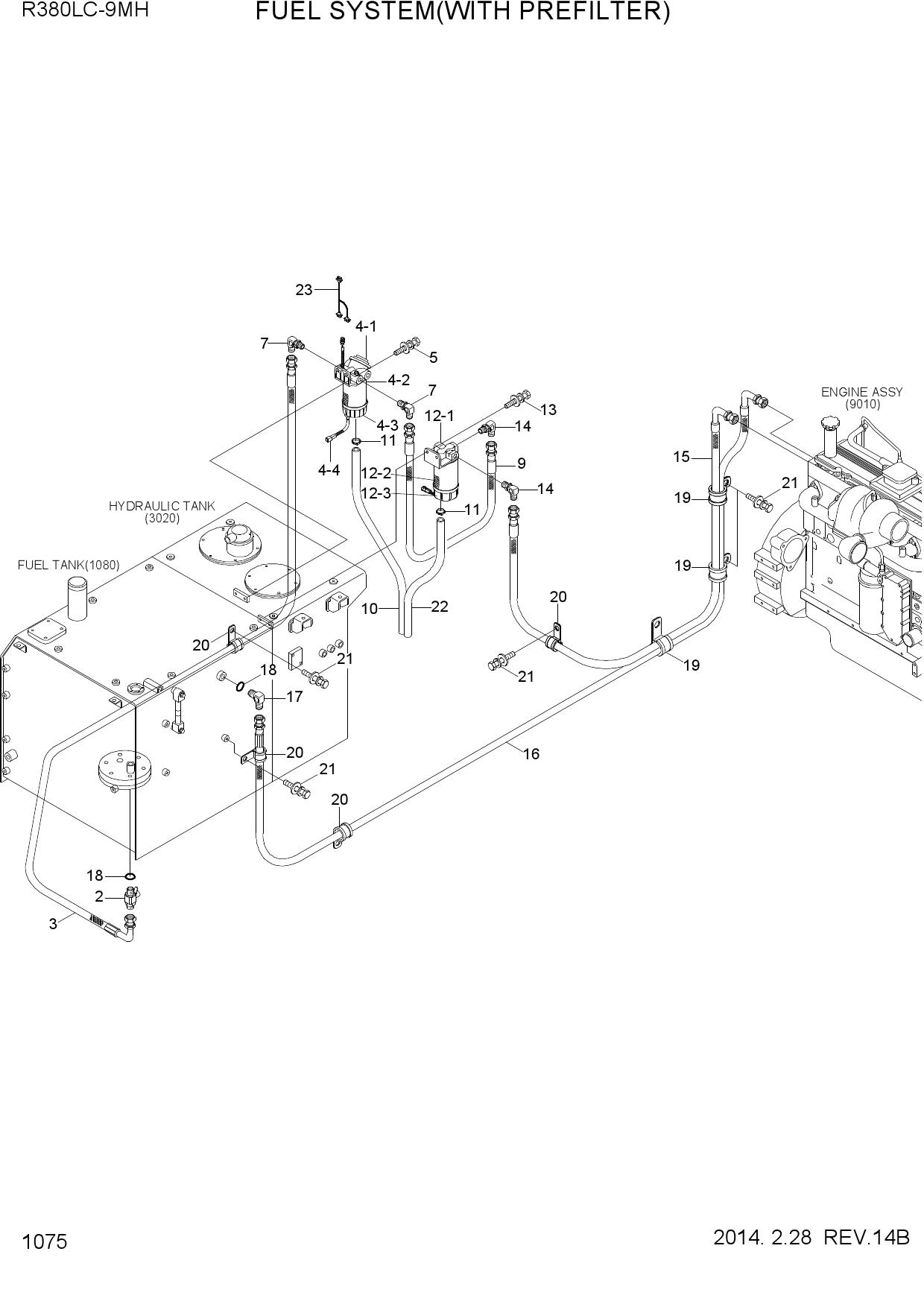 FUEL SYSTEM(WITH PREFILTER)