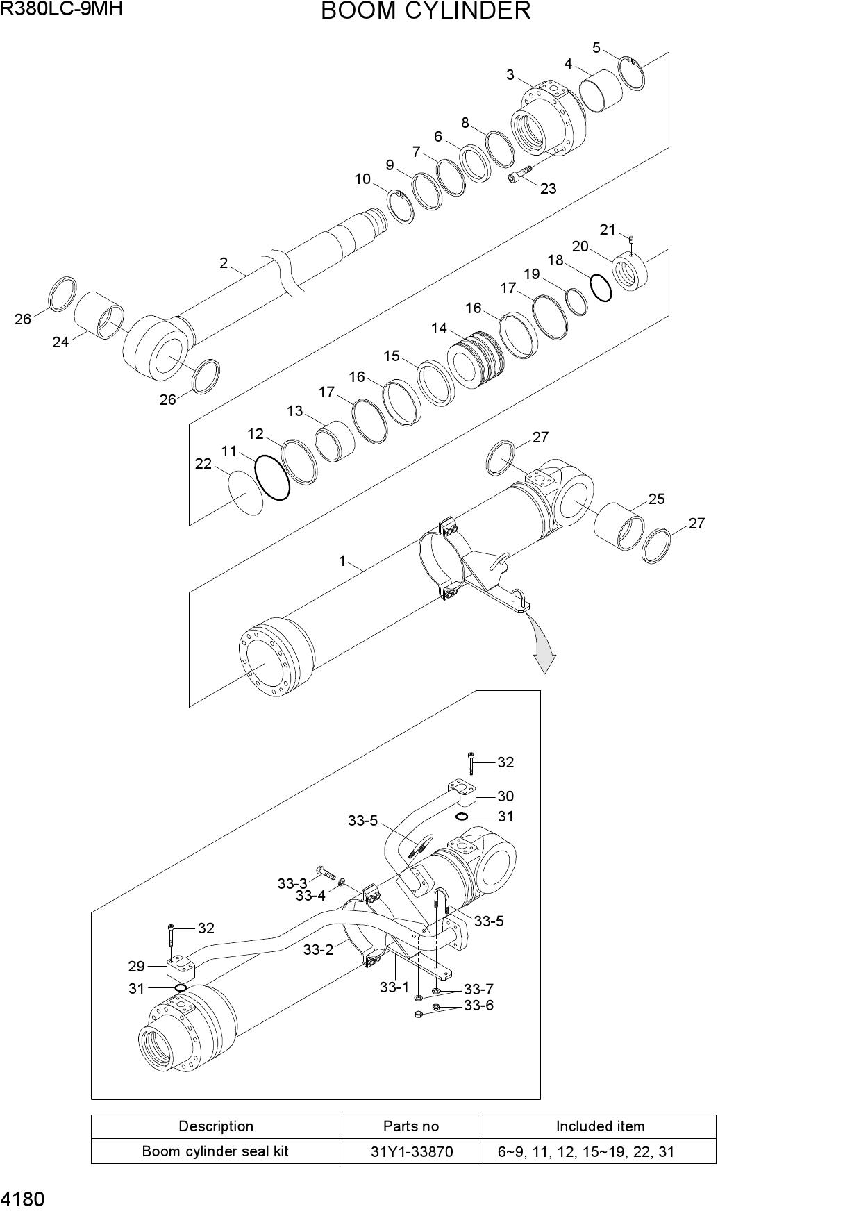 BOOM CYLINDER