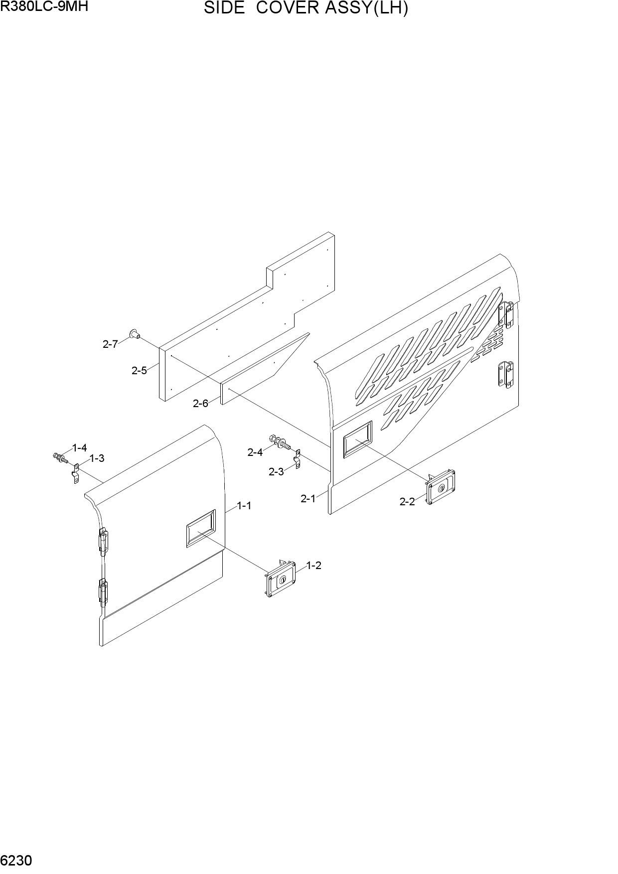 SIDE COVER ASSY(LH)