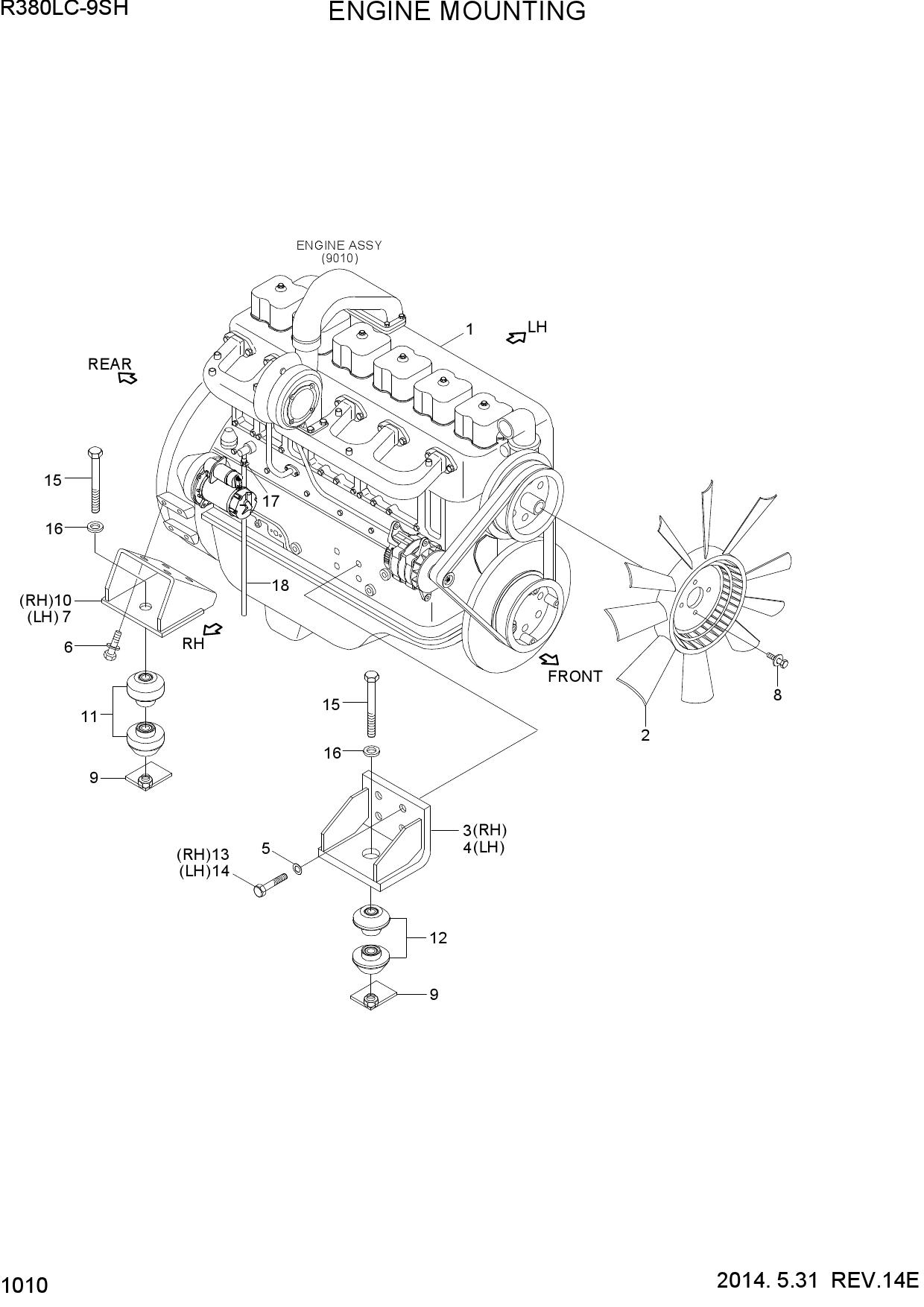 ENGINE MOUNTING