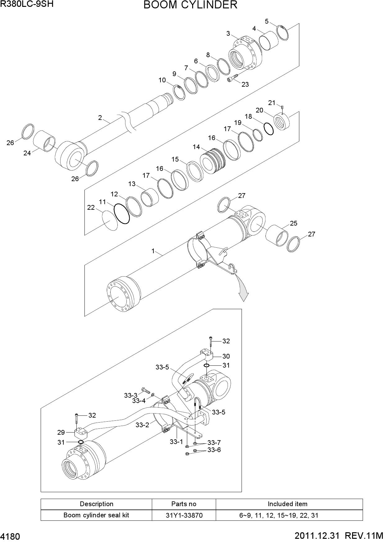 BOOM CYLINDER