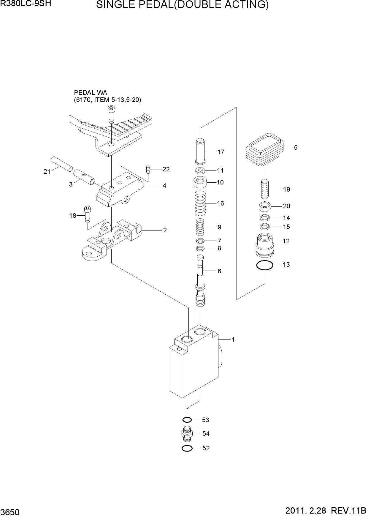 SINGLE PEDAL(DOUBLE ACTING)