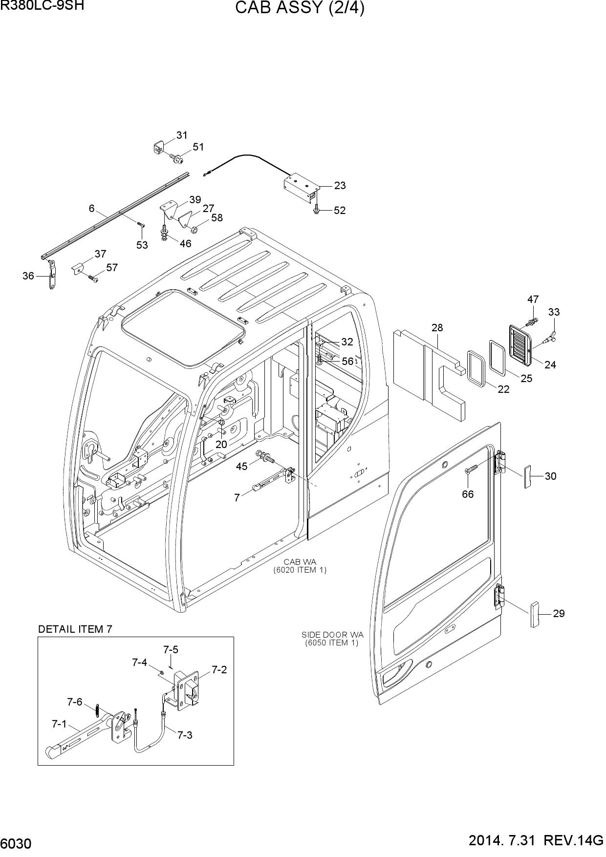 CAB ASSY(2/4)