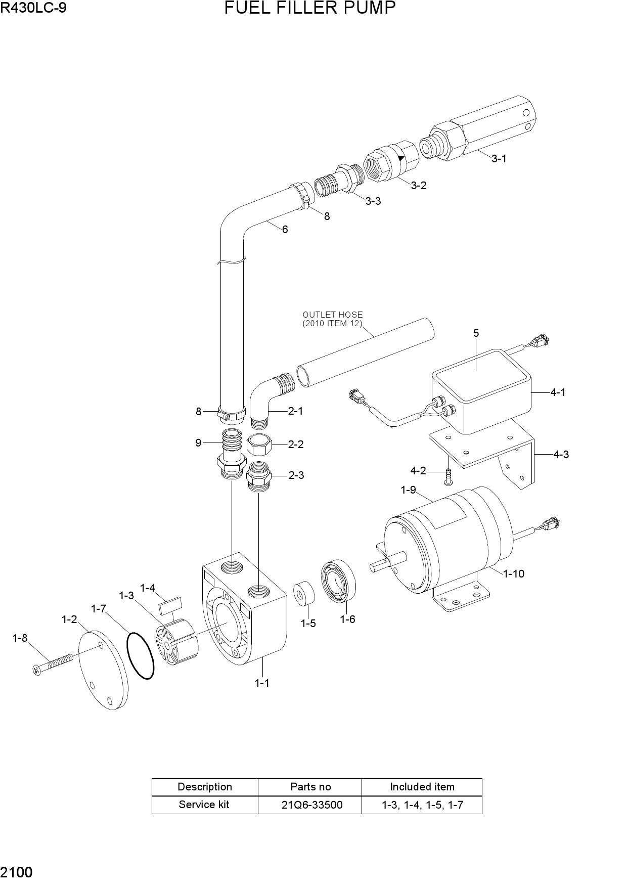 FUEL FILLER PUMP