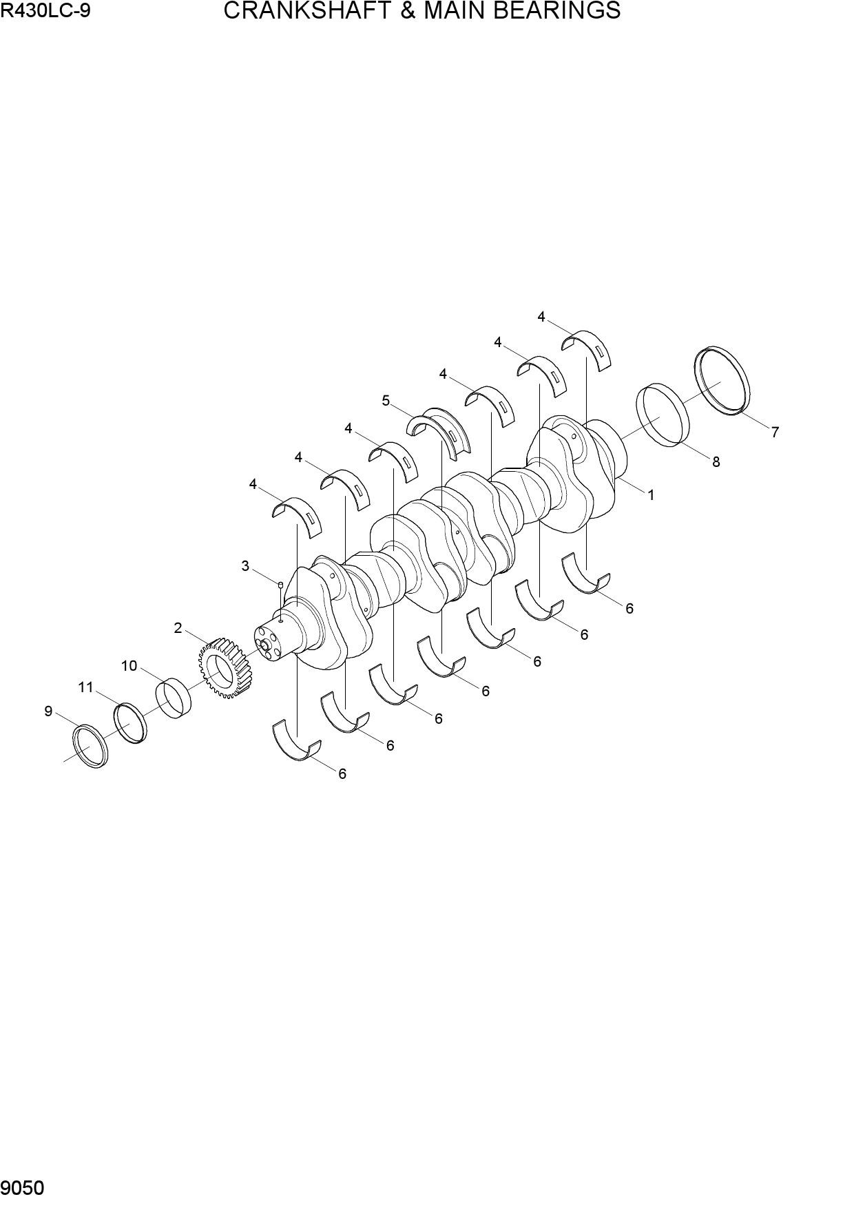 CRANKSHAFT & MAIN BEARINGS