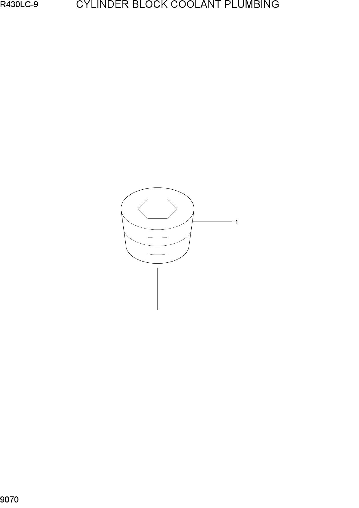 CYLINDER BLOCK COOLANT PLUMBING