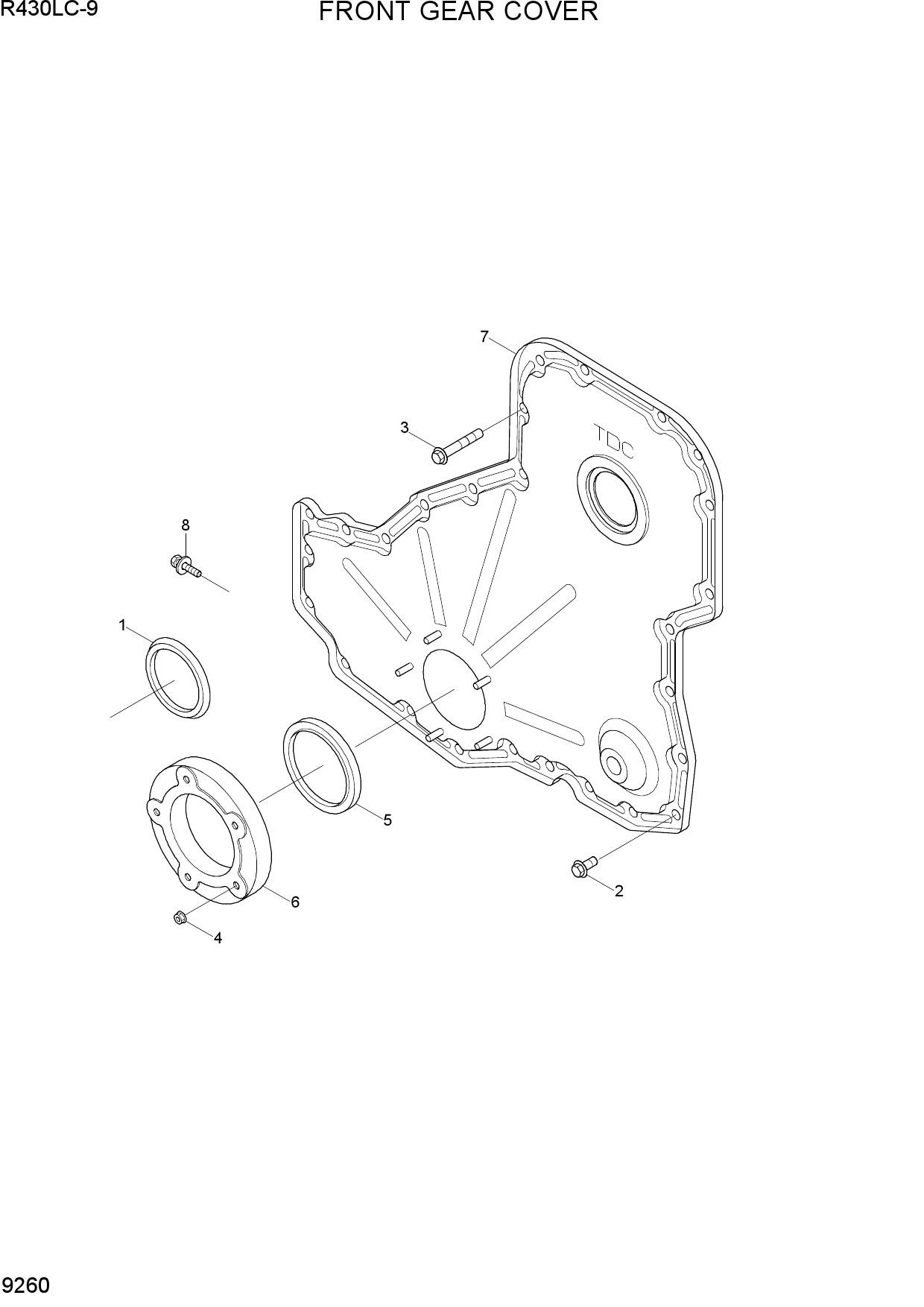 FRONT GEAR COVER