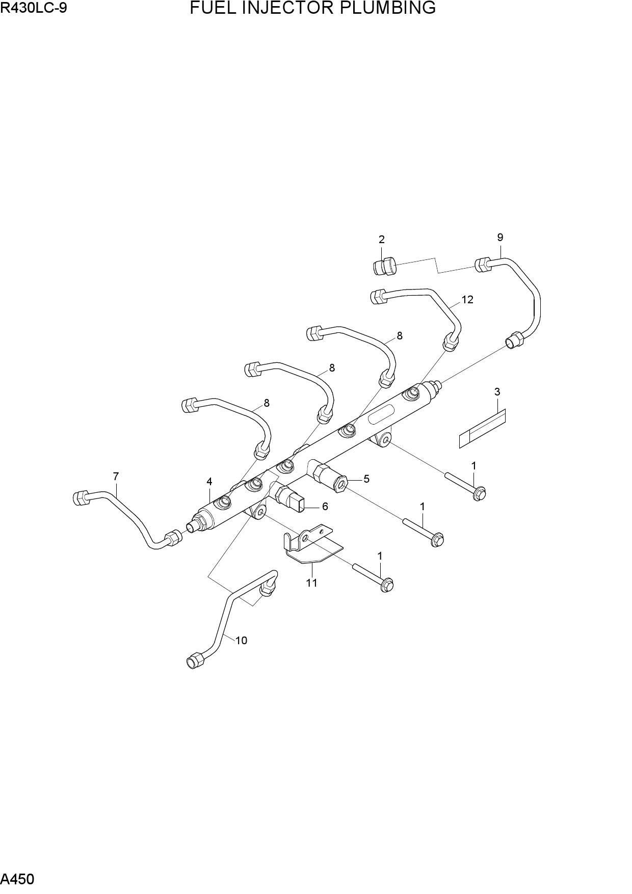 FUEL INJECTOR PLUMBING
