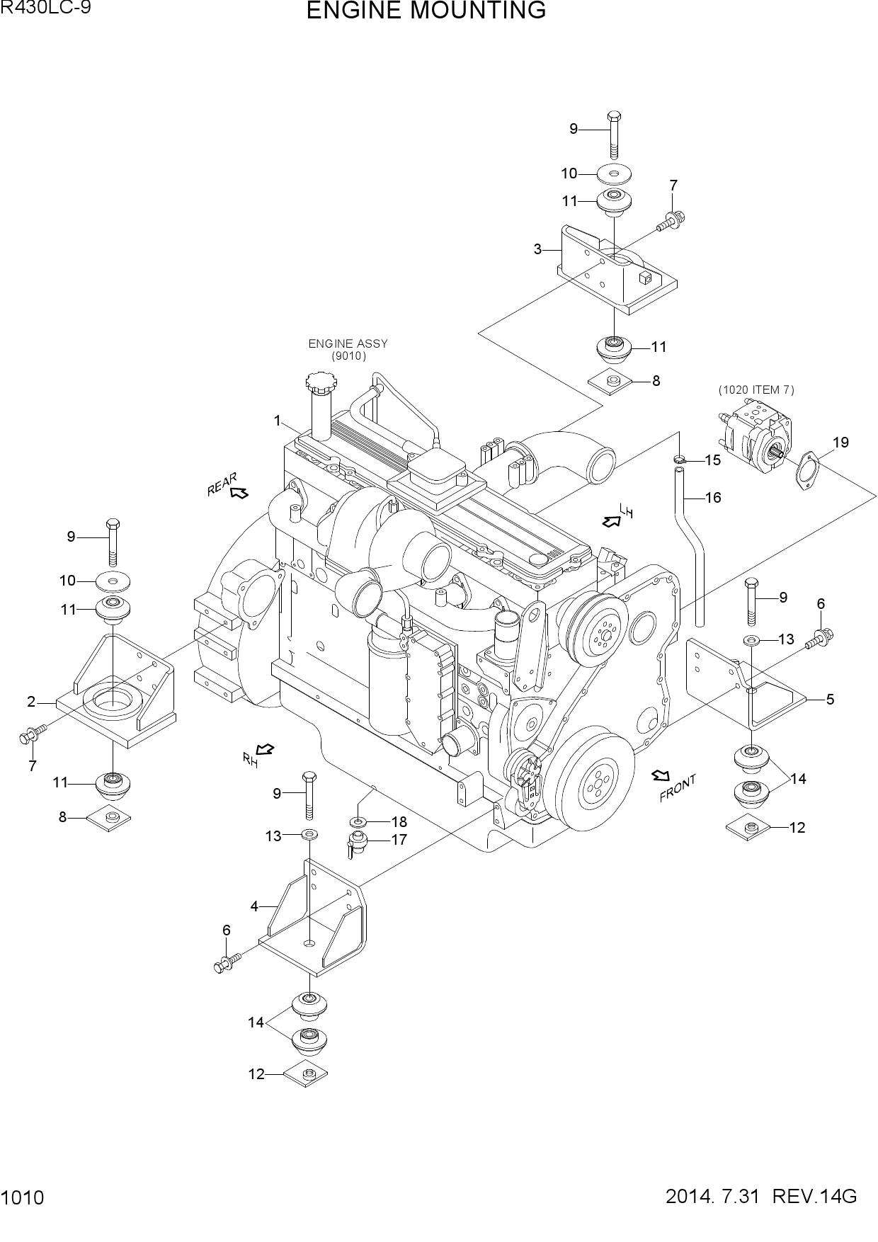 ENGINE MOUNTING